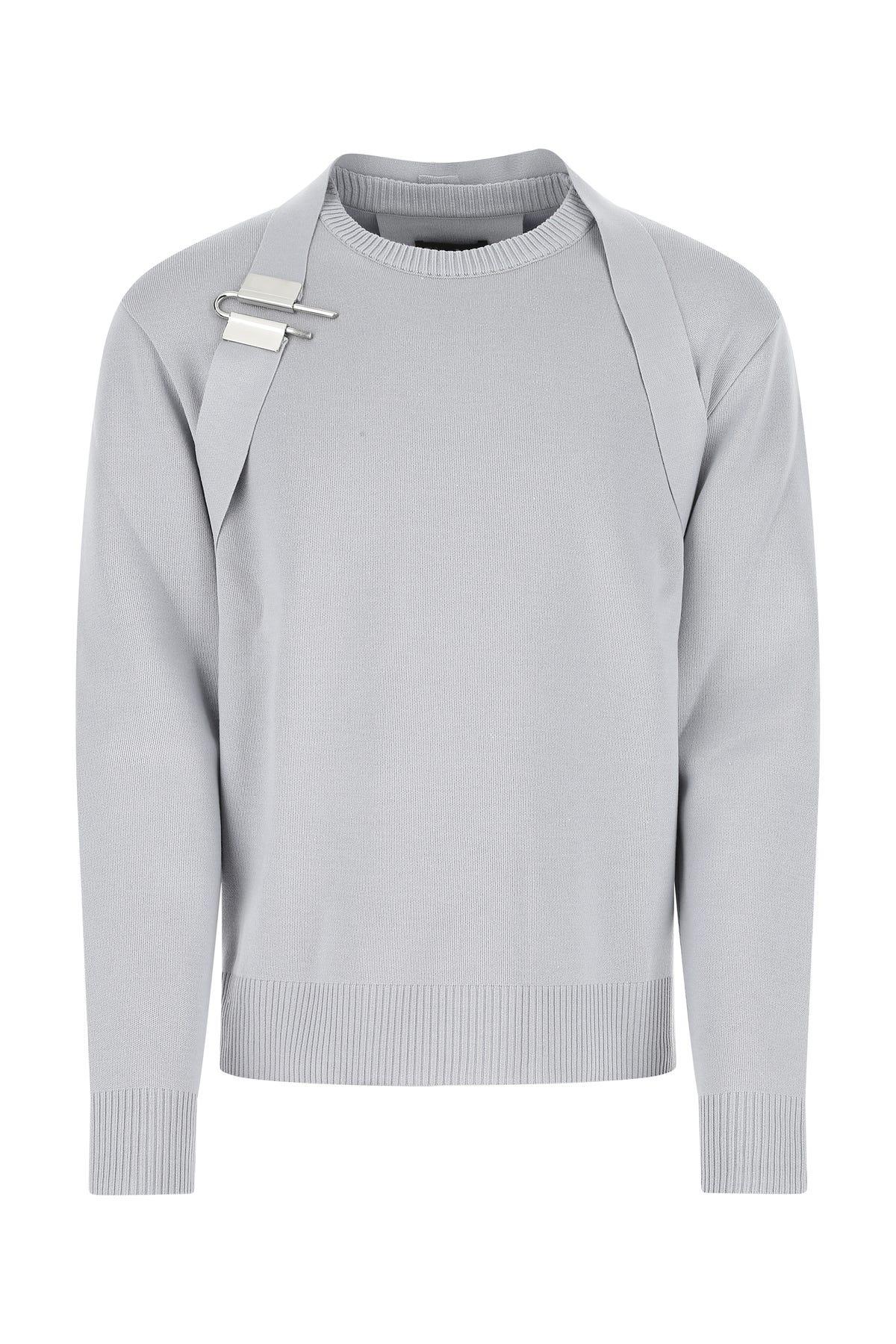 Givenchy Padlock Harness Sweater in Gray for Men | Lyst