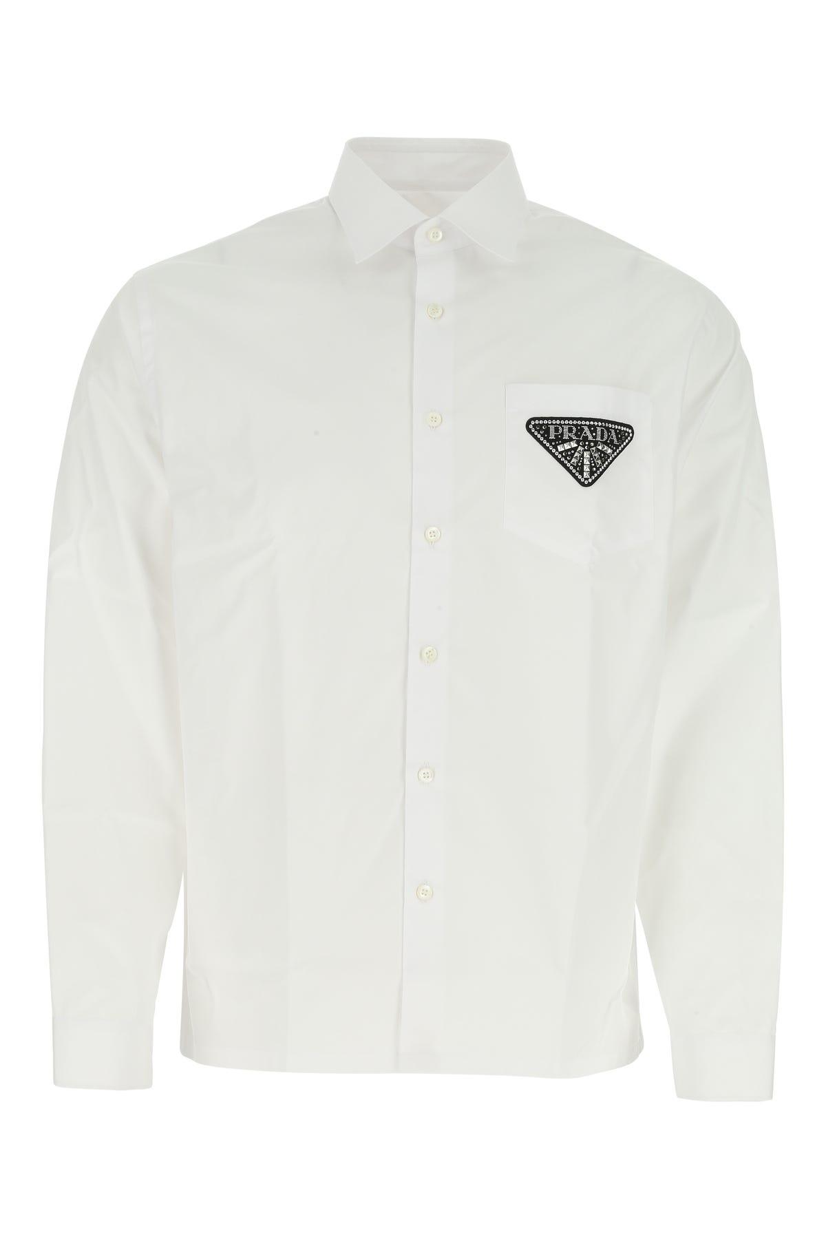 Prada Camicia in White for Men | Lyst