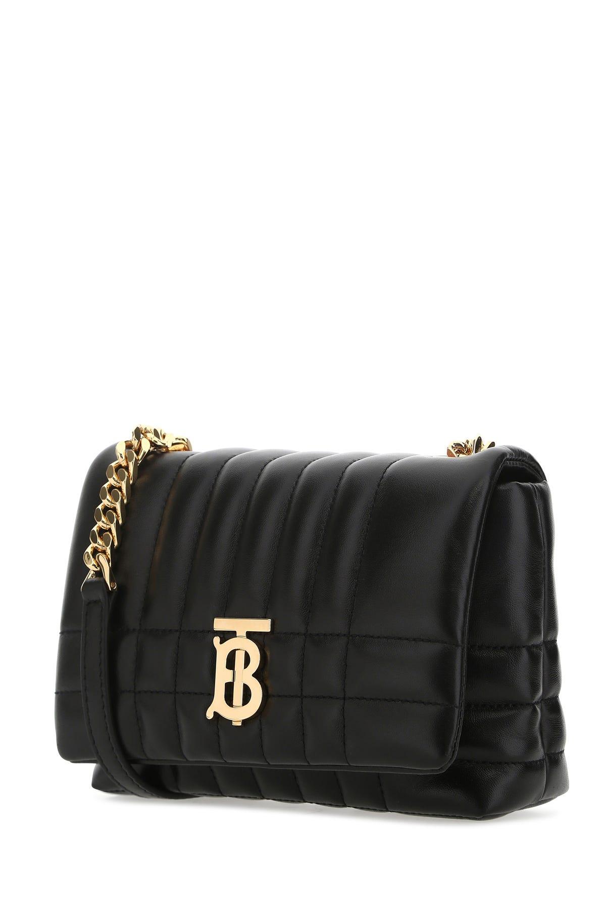 Burberry Lola Quilted Leather Small Bag Black