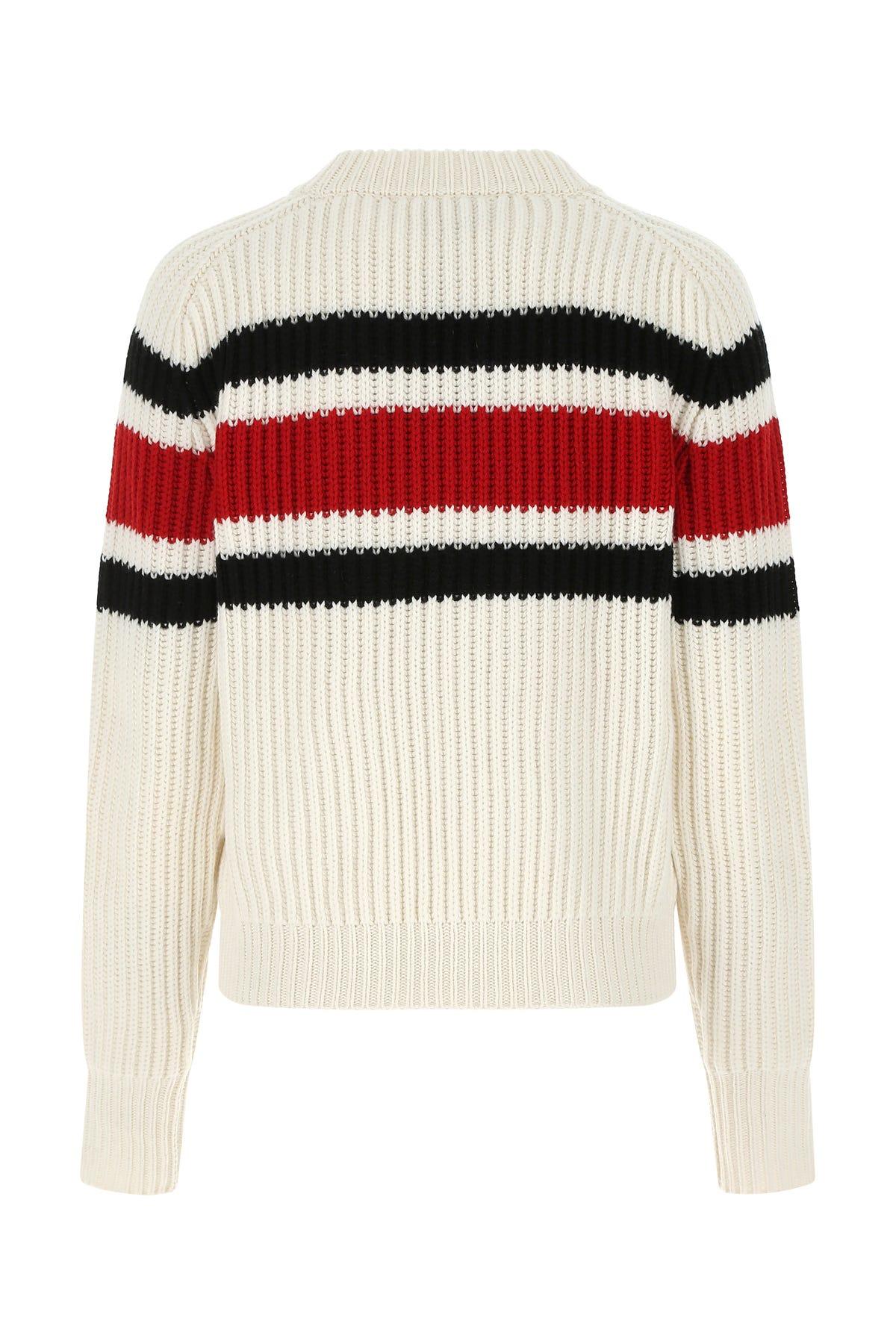Prada Cashmere Sweater in White | Lyst