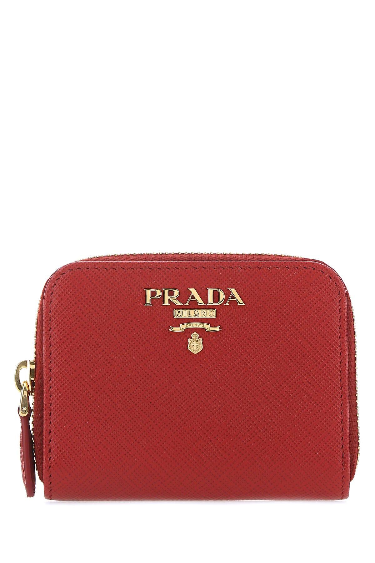 Leather handbag Prada Red in Leather - 41899878