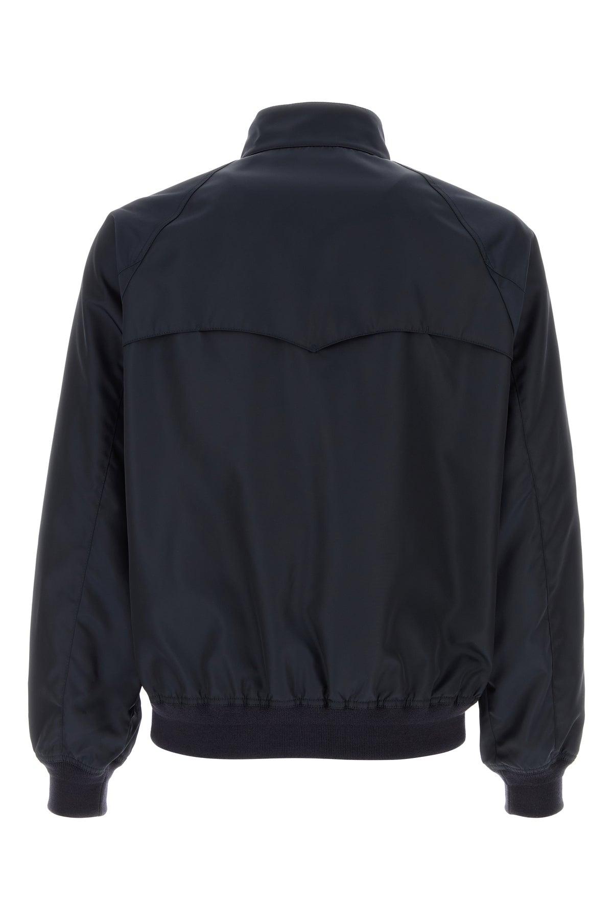 Valentino Garavani Navy Blue Nylon Jacket for Men | Lyst