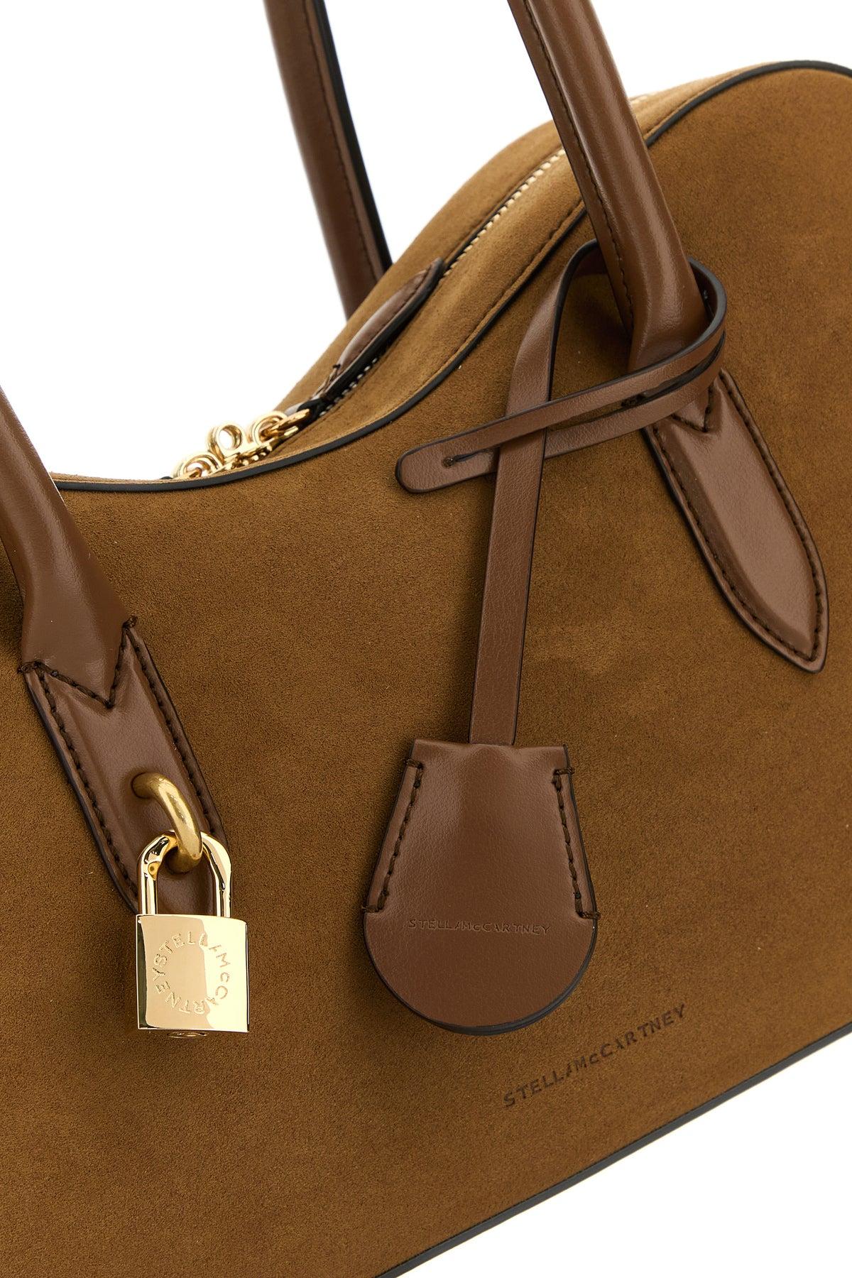 Stella McCartney Camel Suede Alter Mat Ryder Shoulder Bag in