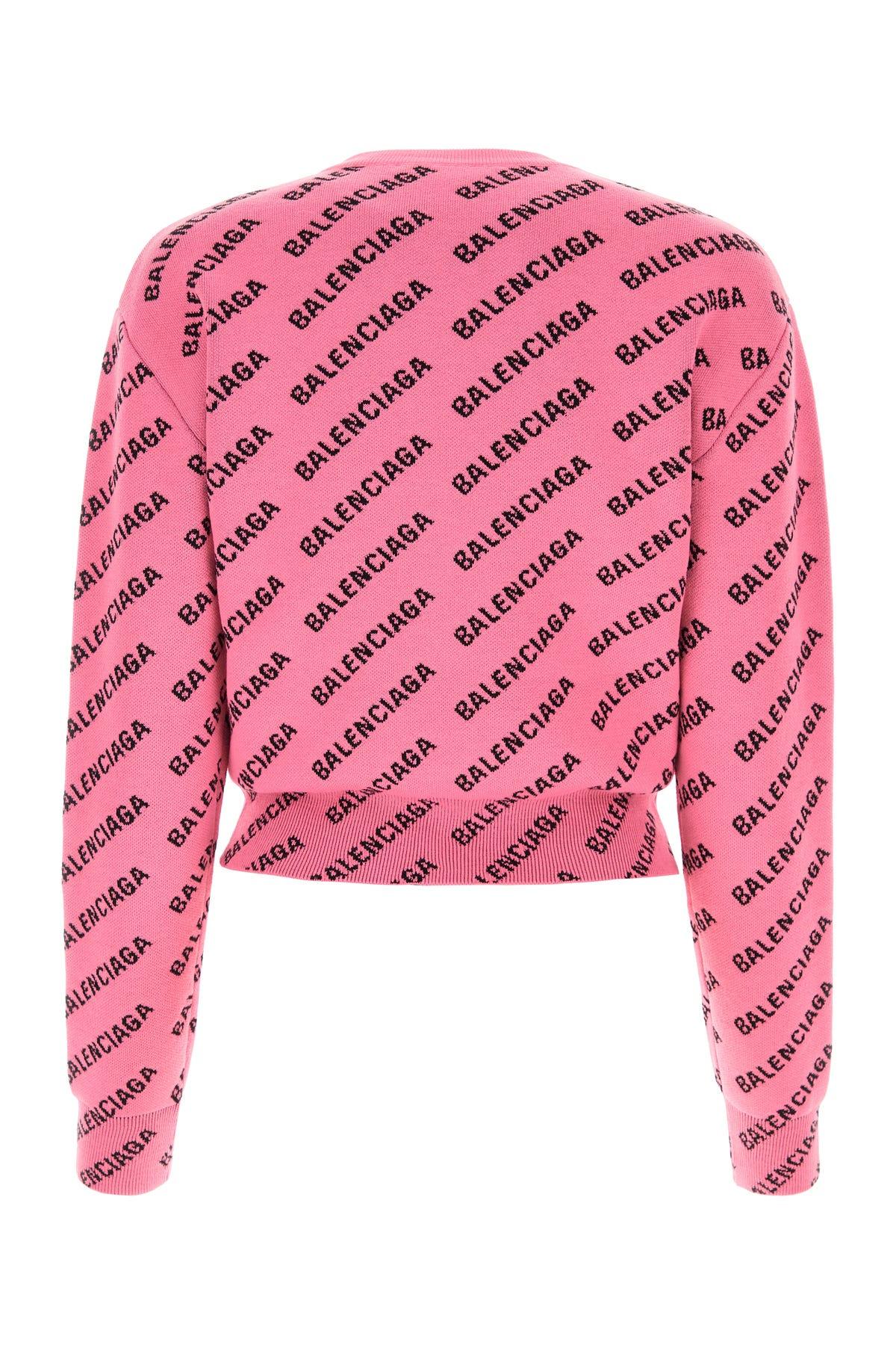 Balenciaga Cardigan in Pink Lyst
