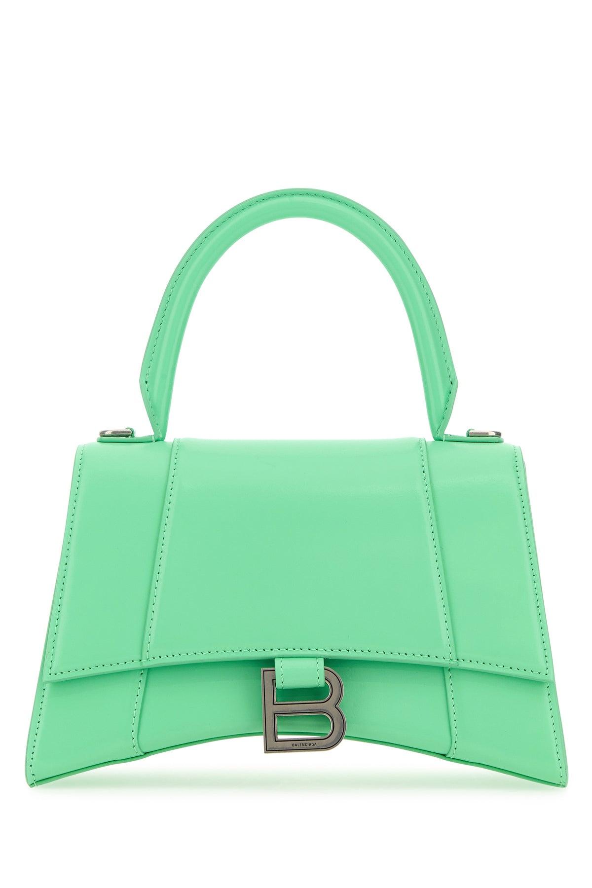 【関税&送料込】Balenciaga Mint Green Leather Small Hourglas Balenciaga Mint Green Leather Small Hourglass Handbag | Lyst