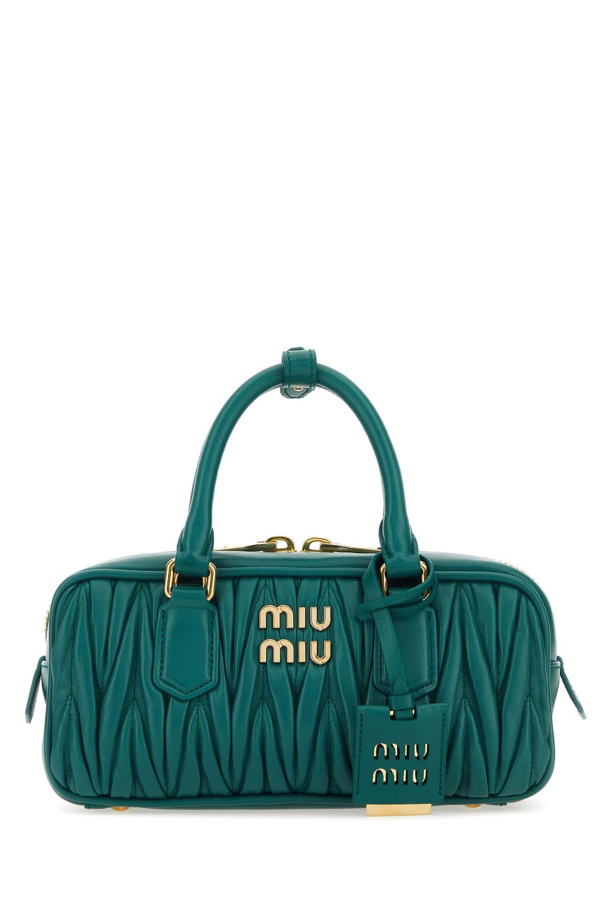 Miu miu bag green new arrivals