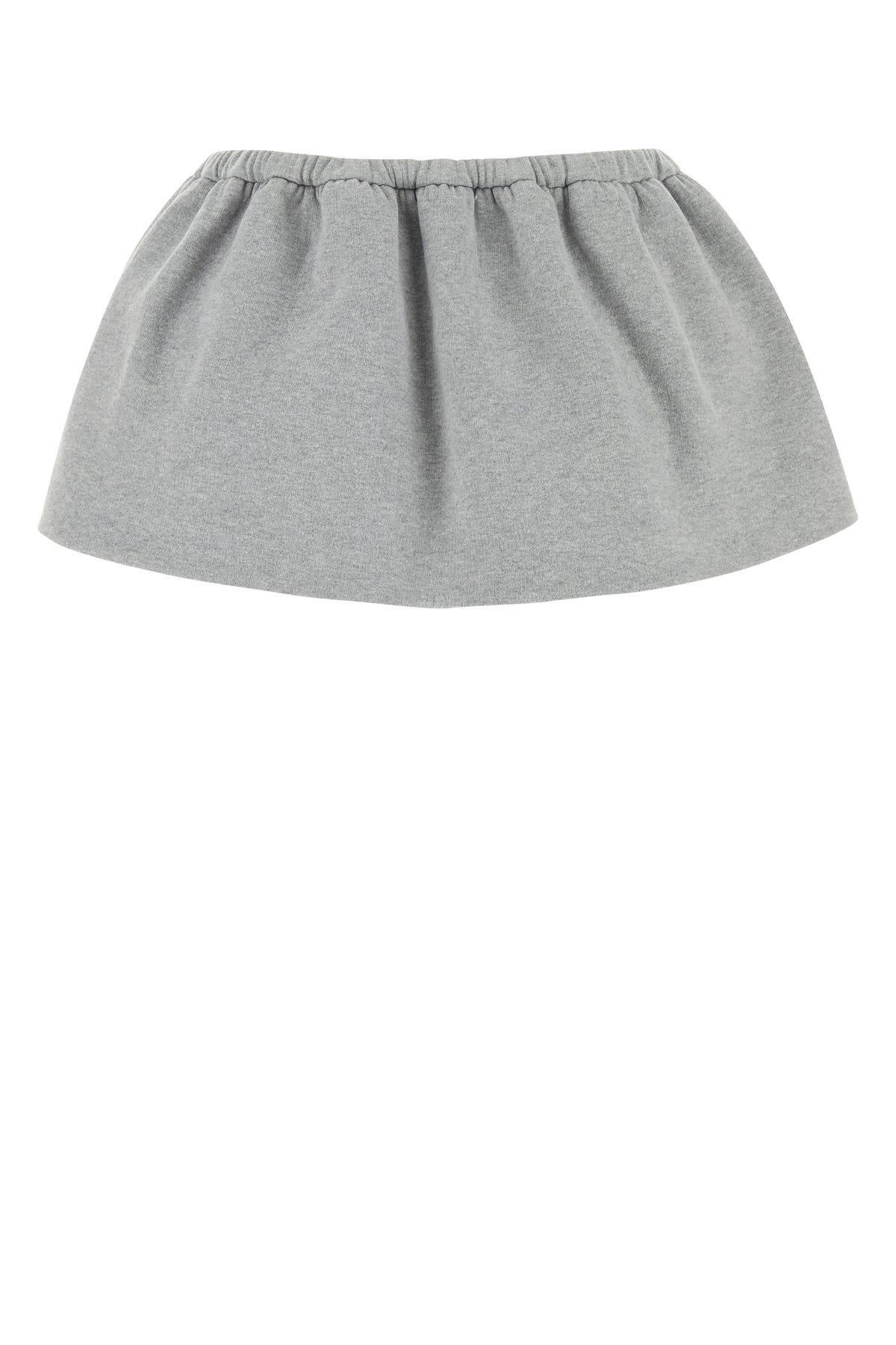 新品タグ付き andmary Miu pleats skirt gray S ANDMARY】Miu pleats skirt