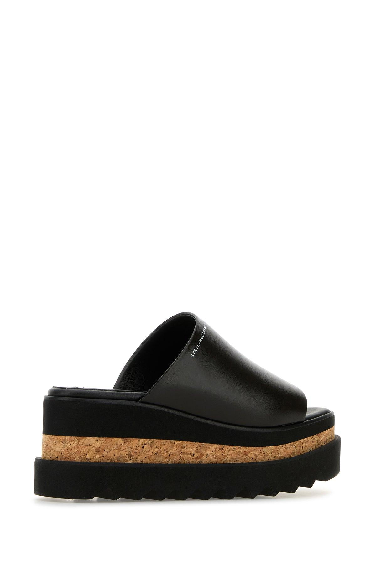 サンダル・ミュール STELLA MCCARTNEY BLACK ALTER MAT SNEAK-EYE MULES Stella McCartney Alter Mat Sneak-Eye Mules in Black | Lyst