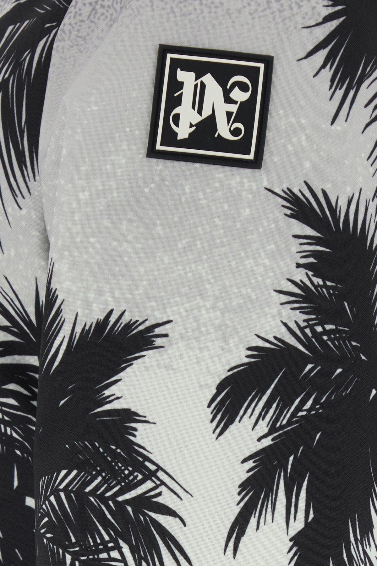 ジャケット Palm Angels Printed Polyester Palm Ski Jacket Palm Angels Black Printed Polyester Palm Ski Jacket for