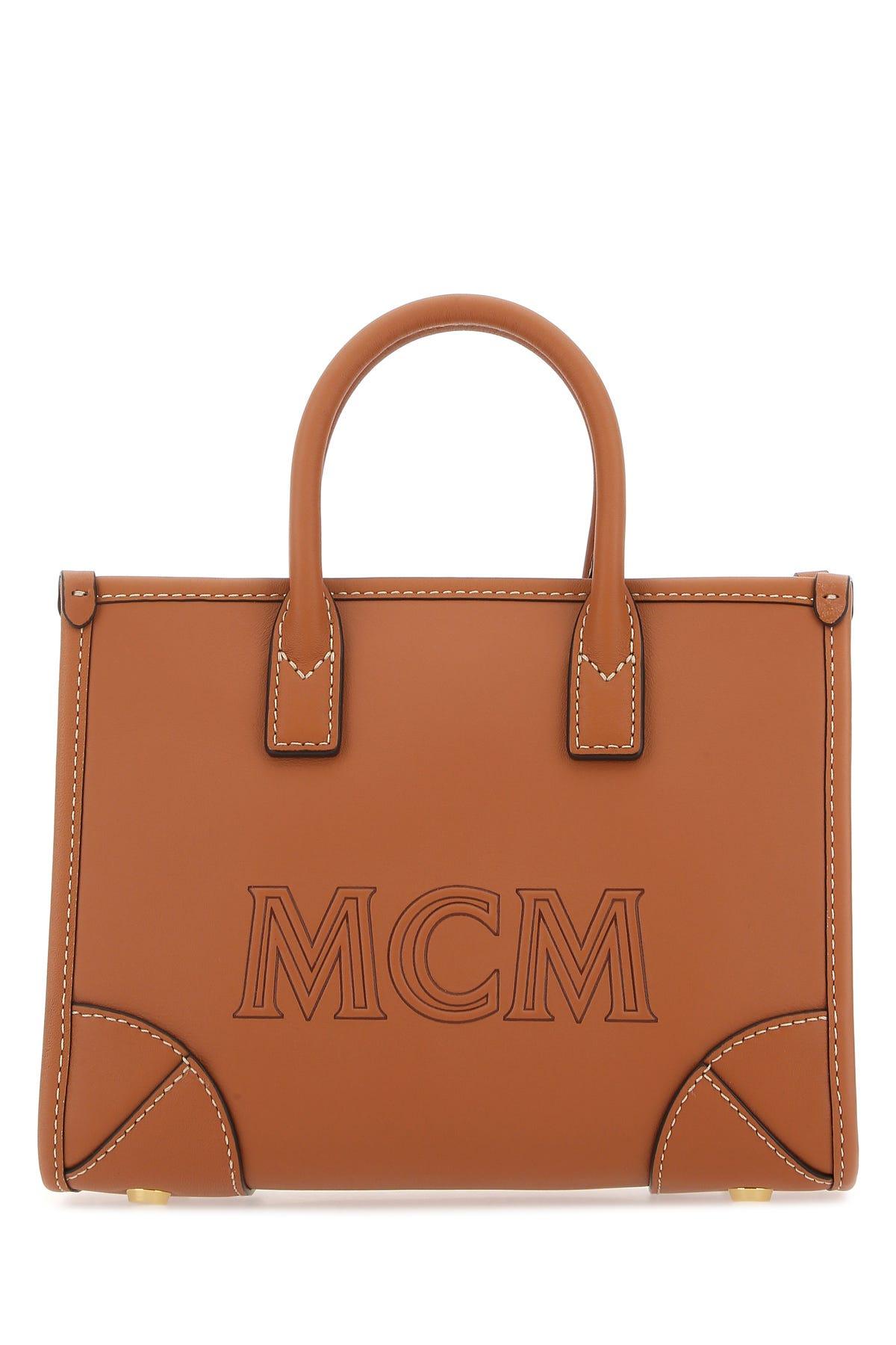 MCM Leather Ha in Brown Lyst