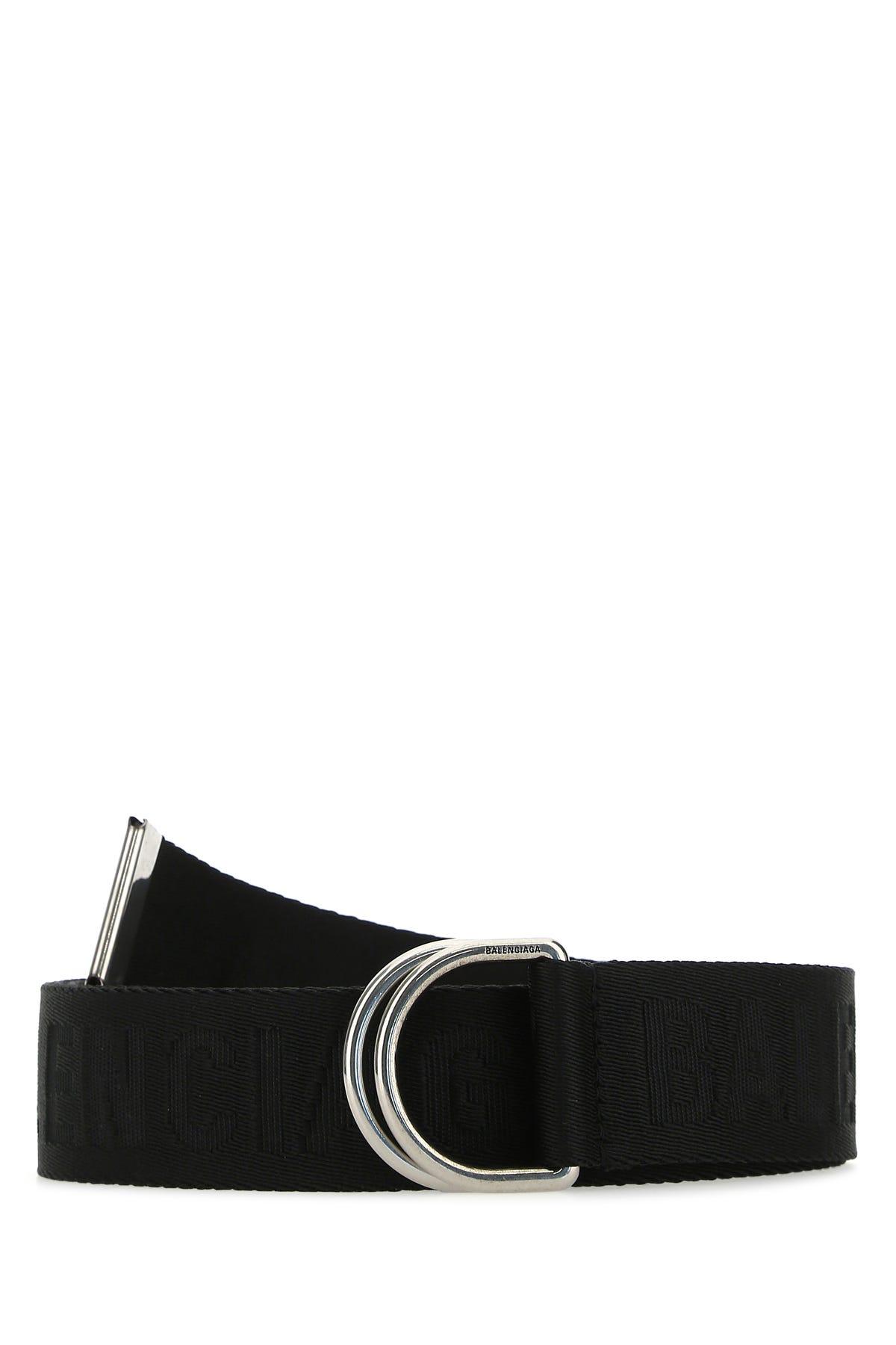 Balenciaga Polyester D Ring Belt in Black | Lyst