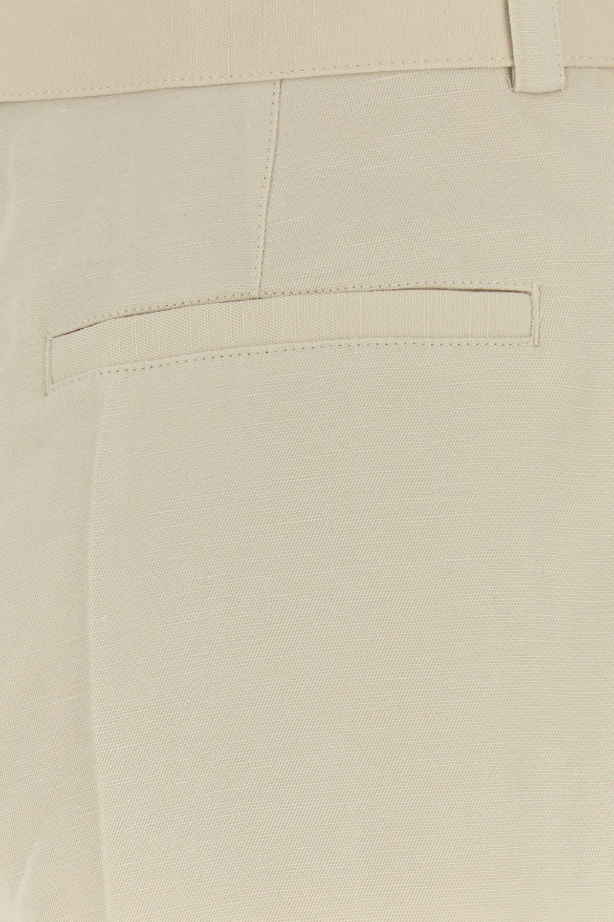 パンツ WOOLRICH Sand Viscose Blend Pant Woolrich Sand Viscose Blend Pant in Natural | Lyst