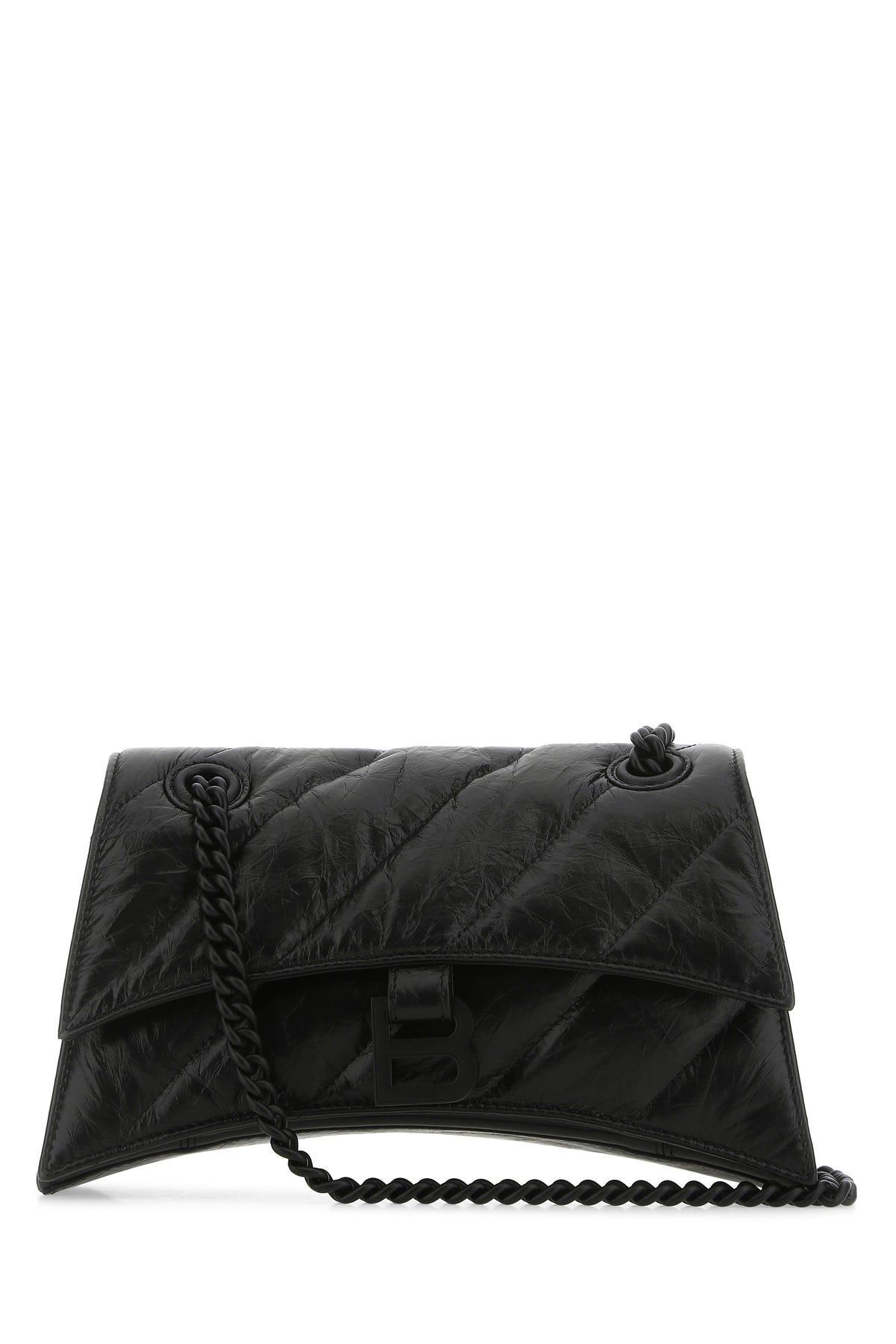 balenciaga leather shoulder bag