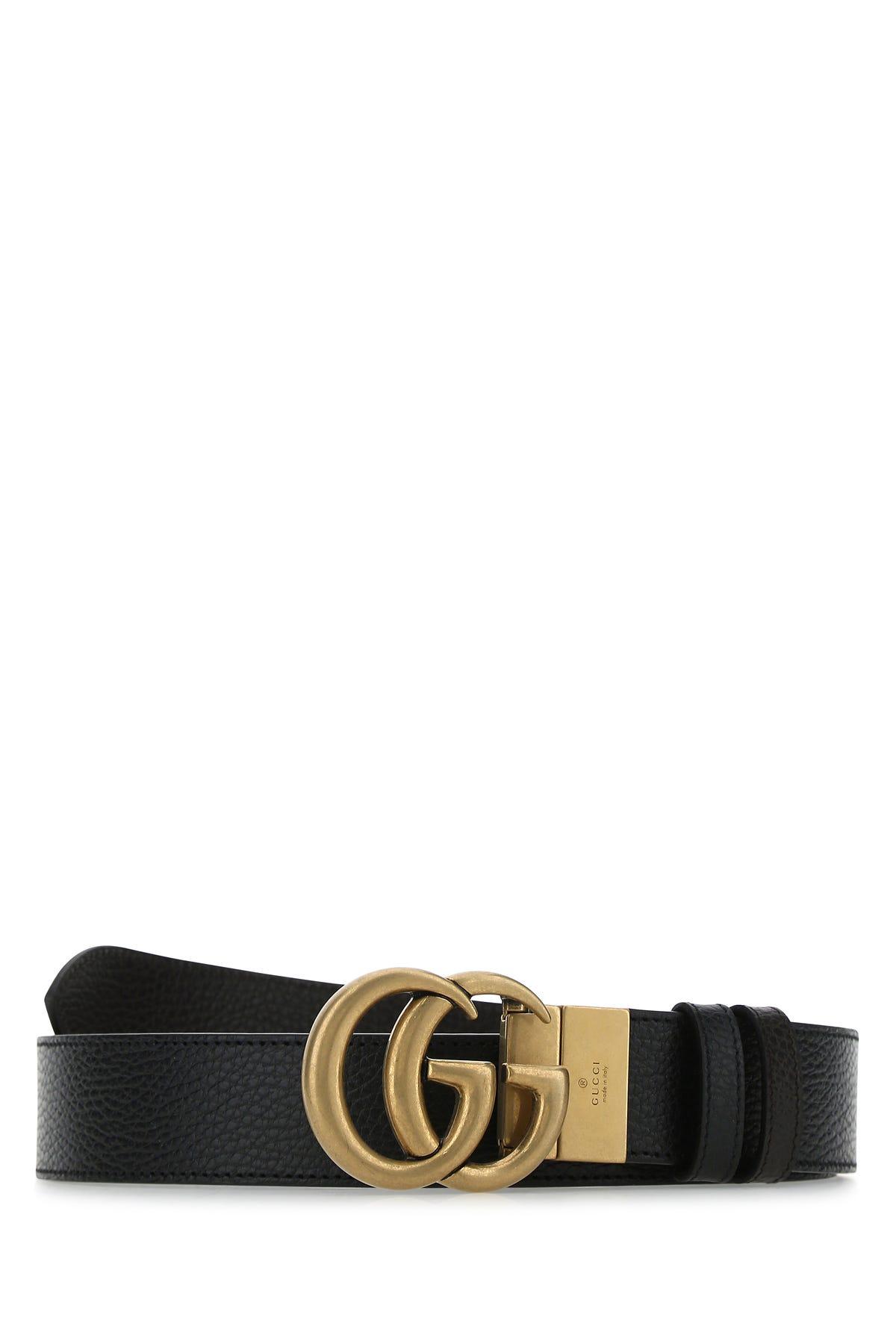 gucci black reversible belt