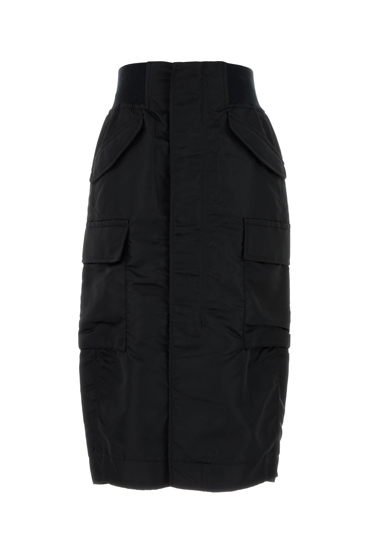 【送料&関税込】Sacai Black Nylon Skirt Sacai Nylon Twill Skirt in Black – Hampden Clothing