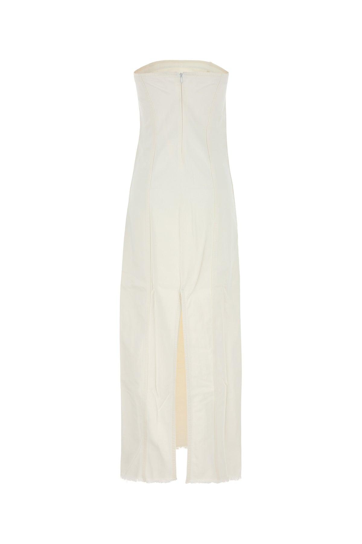 ワンピース LOIS JEANS SS25 White denim Reba dress (33287580 WHITE) Reba Otawa Dress - Strapless Dress | Lois Jeans - Official Store