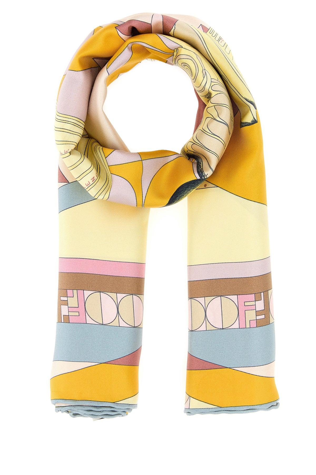 Stola Fendi Sciarpe E Foulard Fendi Sciarpa Rosa Sciarpa Fendi FF