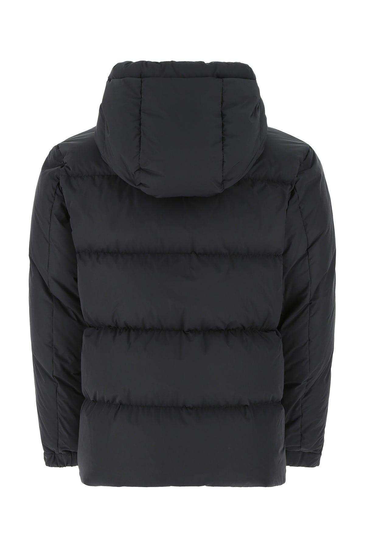 black polyester jacket