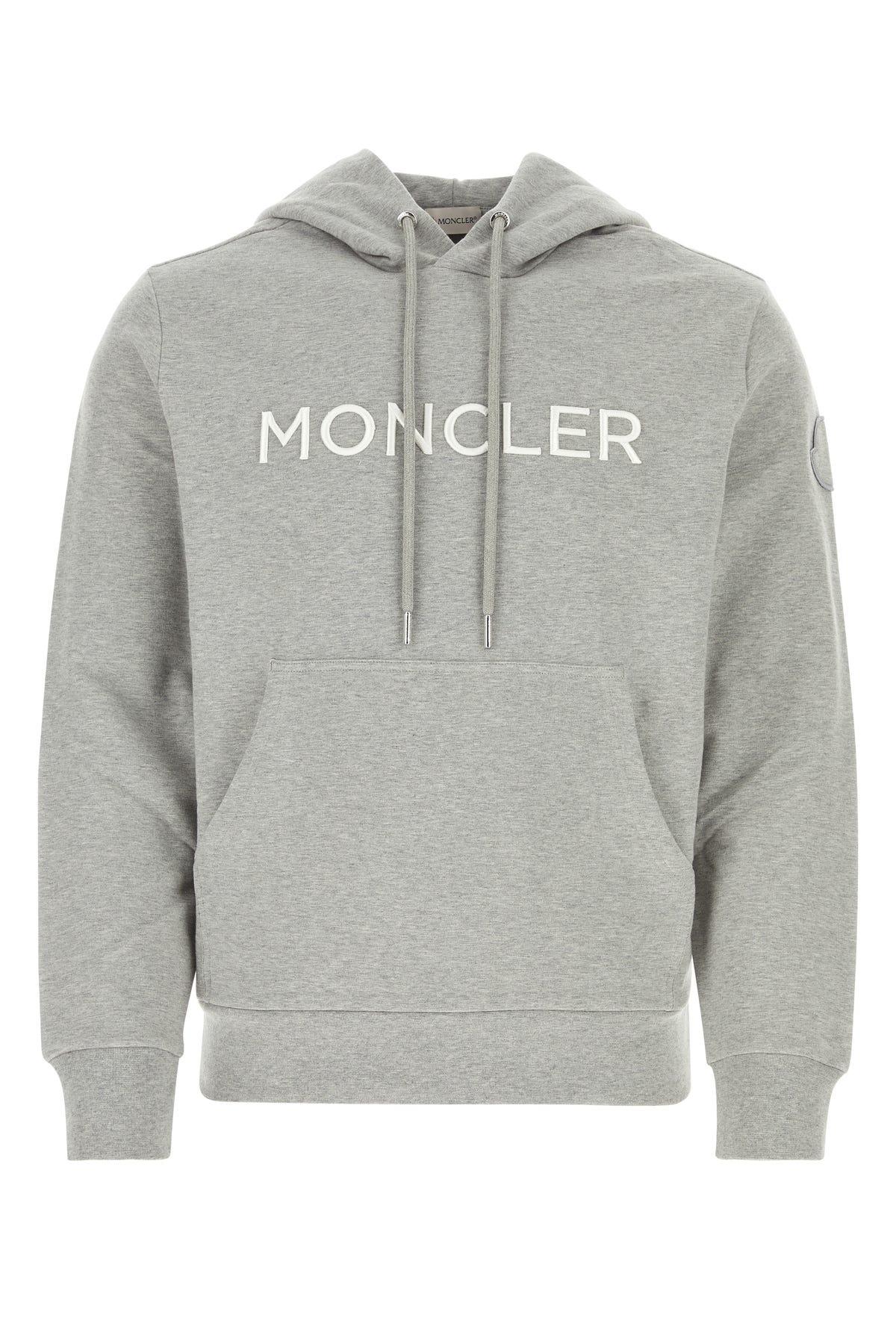 Moncler Felpa in Gray for Men | Lyst