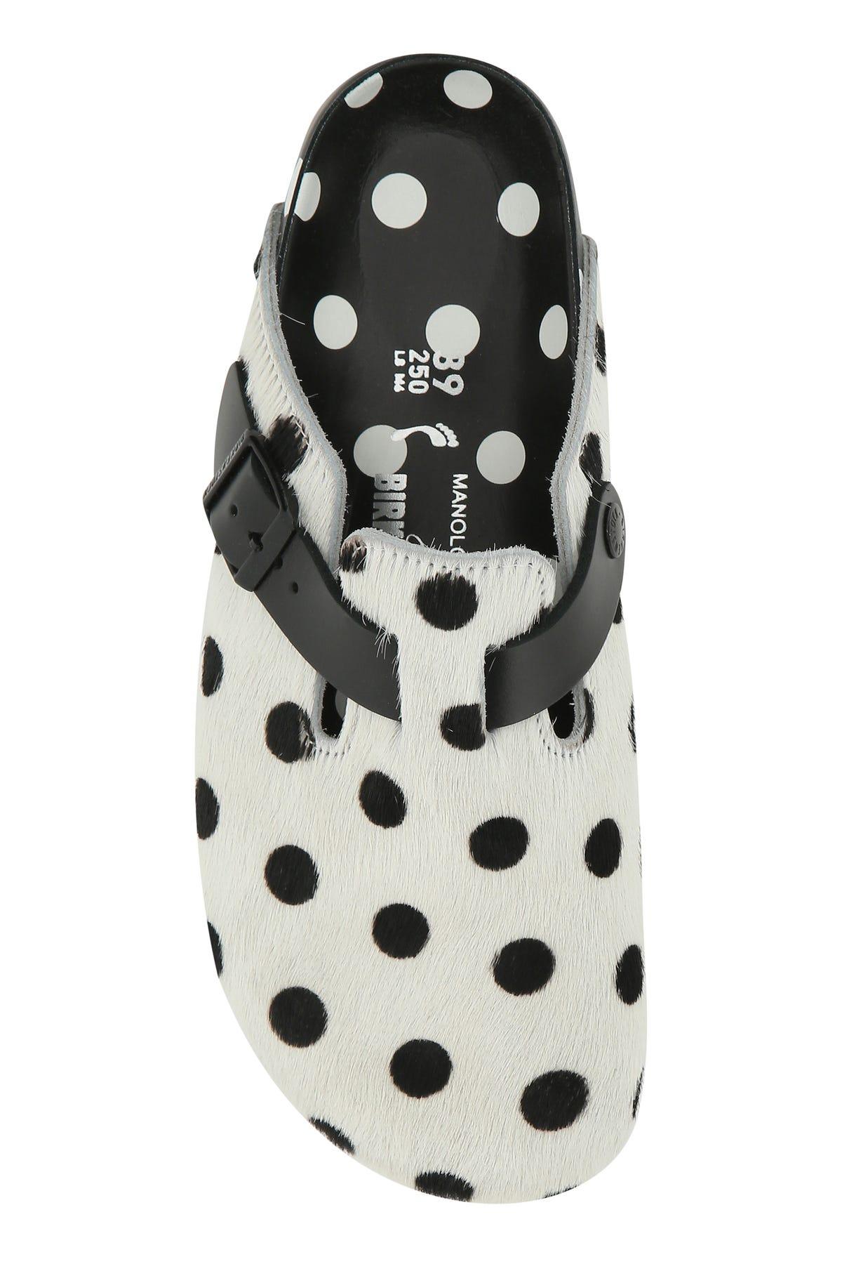 MANOLO BLAHNIK X BIRKENSTOCK Slippers Manolo Blahnik in Black | Lyst