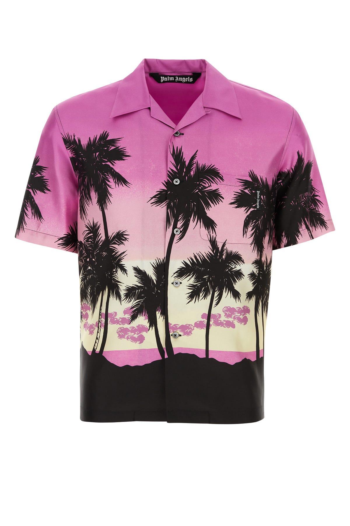 Palm Angels Camicia in Pink for Men | Lyst