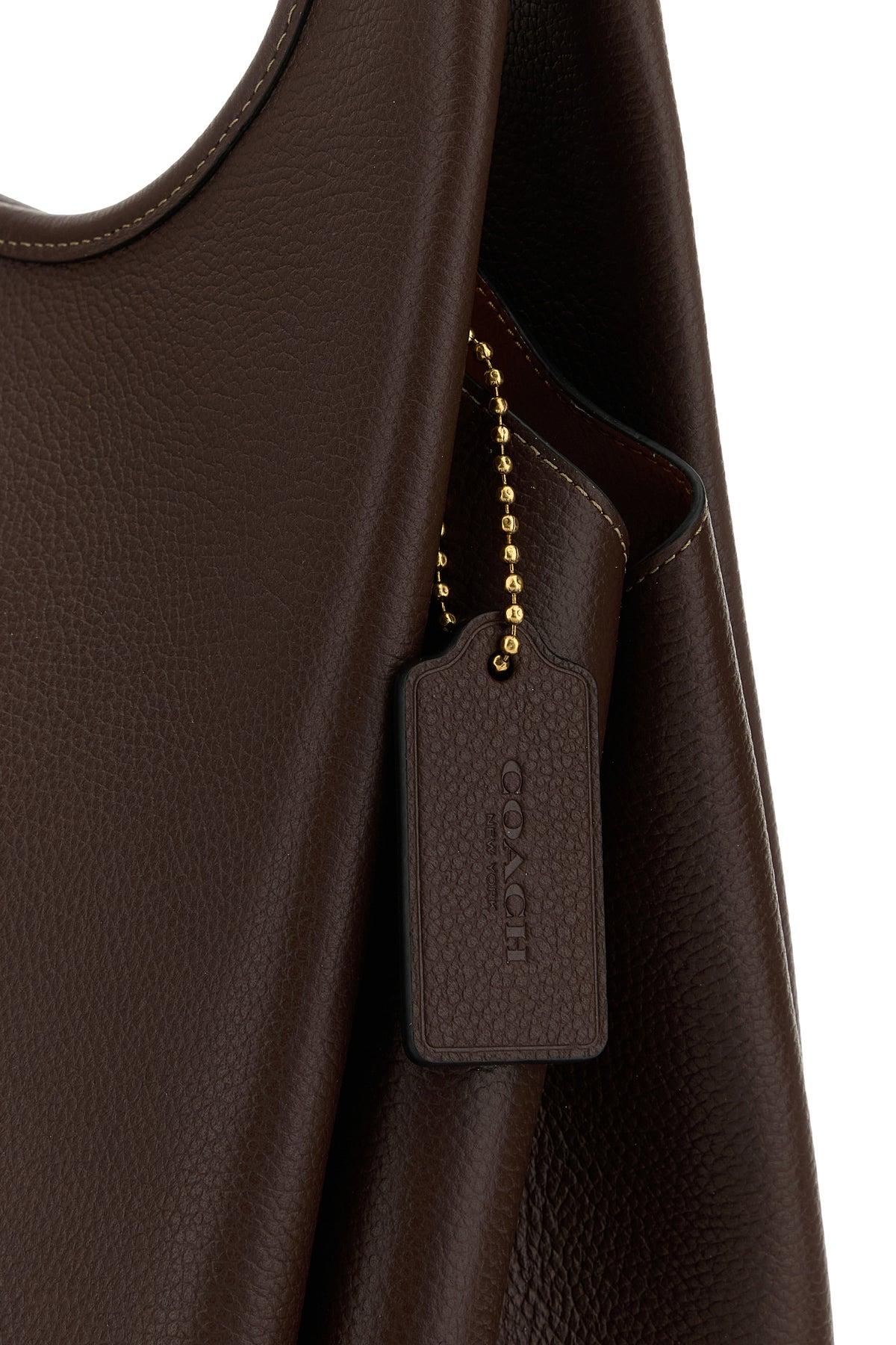COACH Leather Lana Shopping Bag in Brown | Lyst