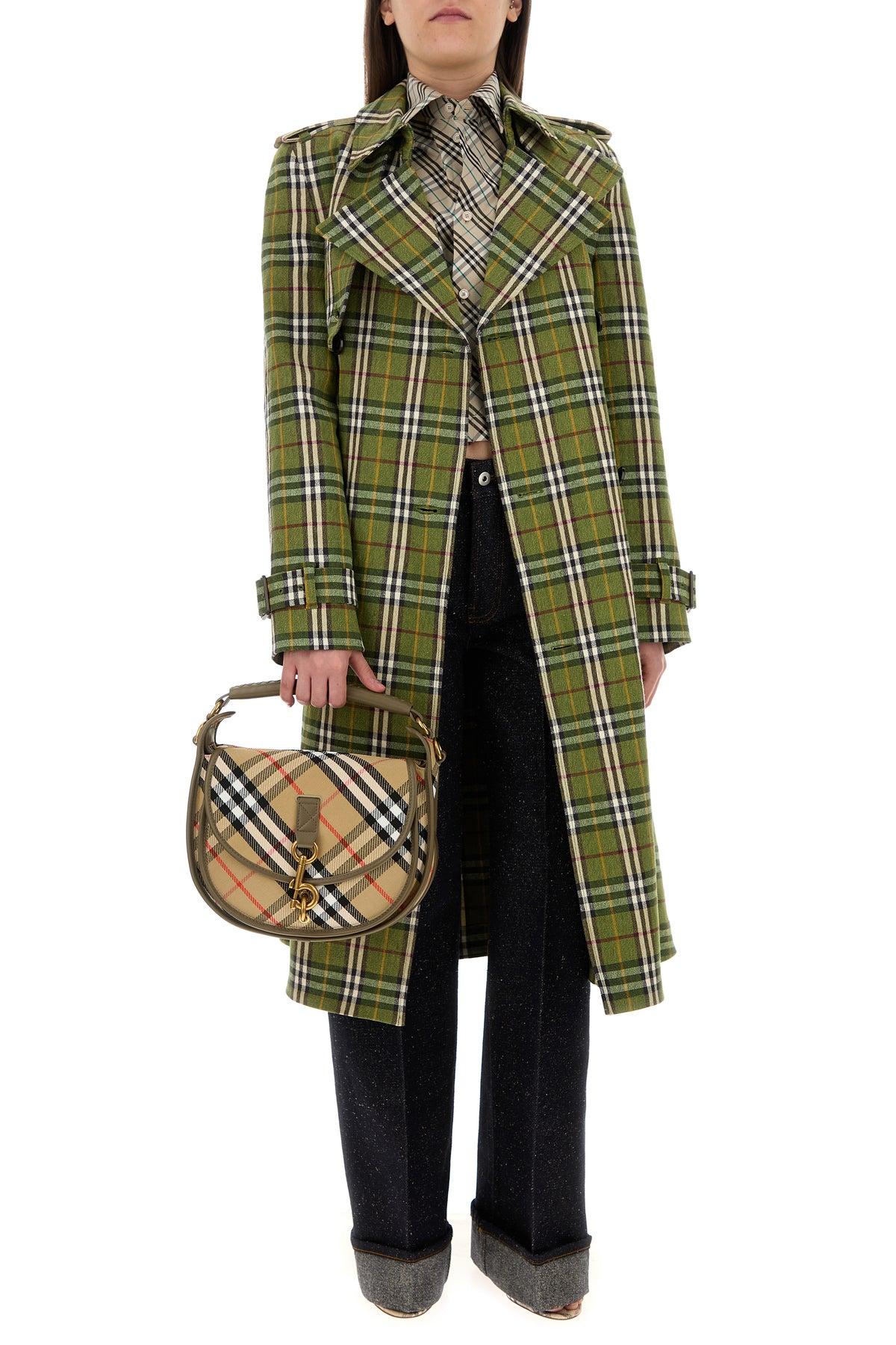 トレンチコート Burberry Embroidered Stretch Linen Trench Coat Burberry Embroidered stretch linen trench coat | The Fashion
