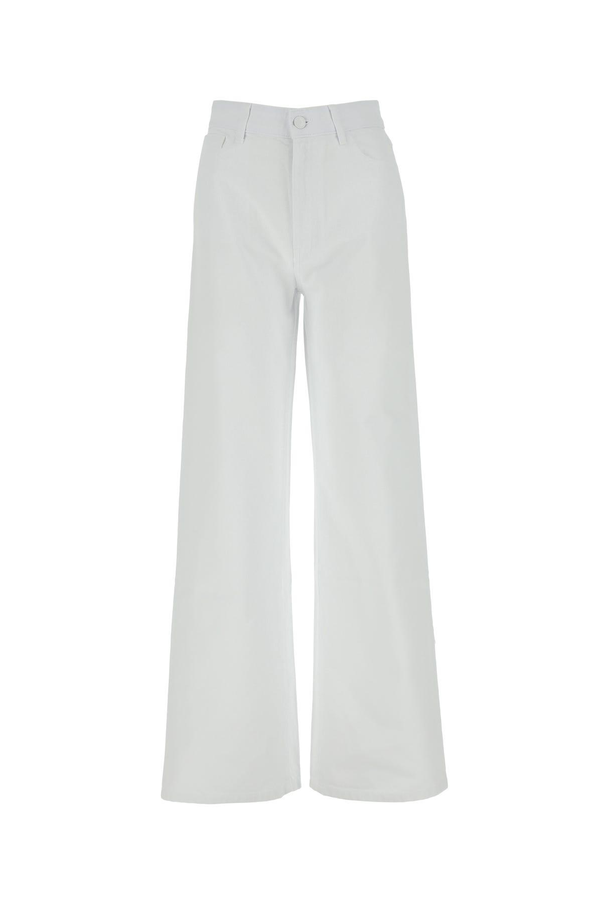 Raf Simons Jeans in White | Lyst