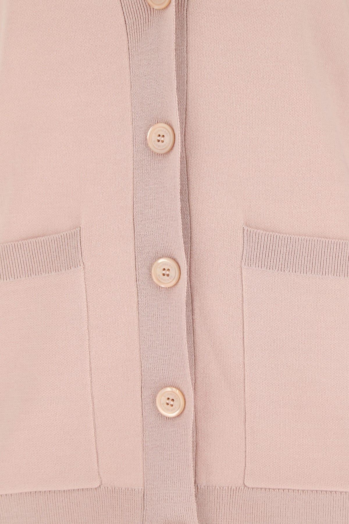 Burberry Horseferry Square Jacquard Cardigan in Pink | Lyst