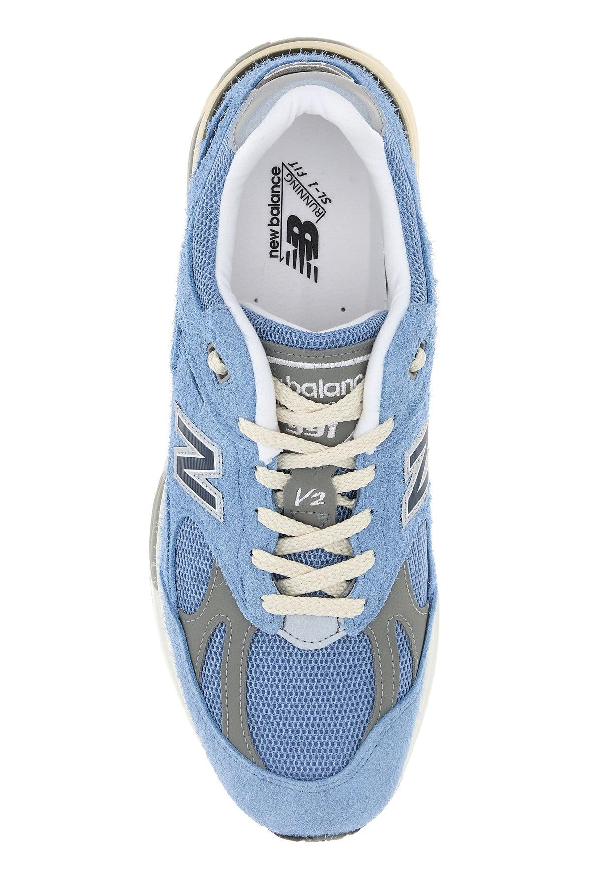 スニーカー New Balance Light Blue Suede And Mesh 991V2 Sneakers New Balance Light Suede And Mesh 991V2 Sneakers in Blue | Lyst