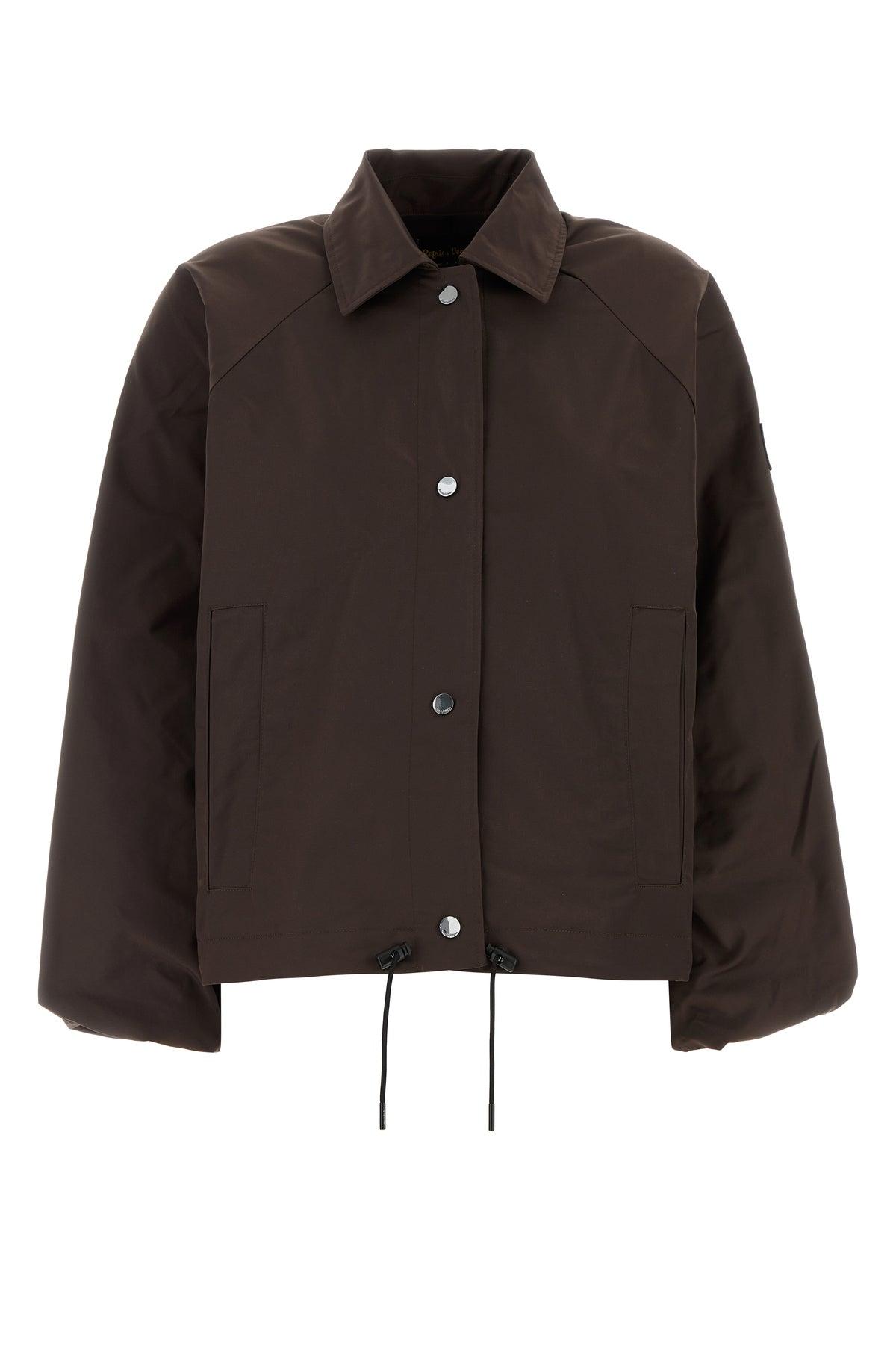 ジャケット REFRIGIWEAR Brown polyester Nora jacket Refrigiwear Brown Polyester Nora Jacket in Black | Lyst