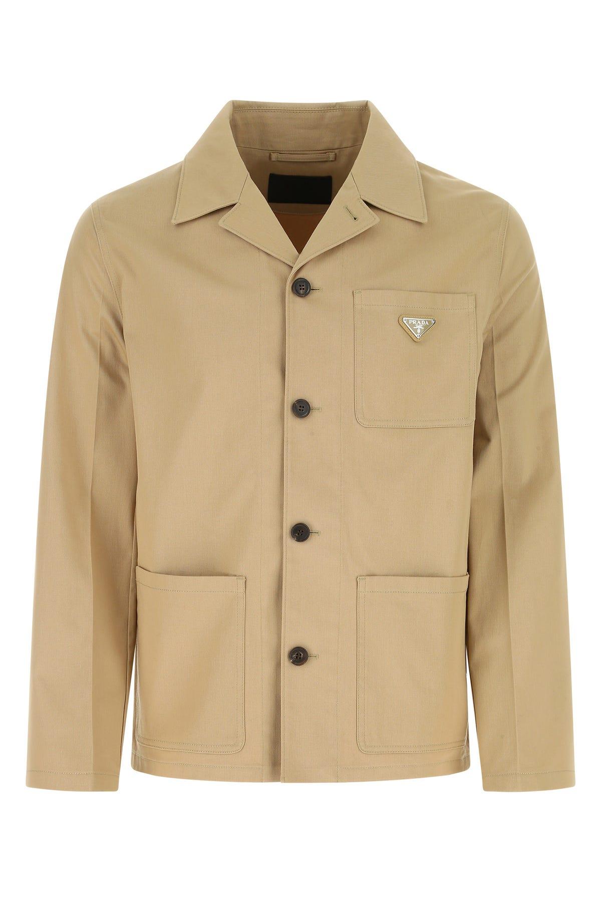Prada beige outlet jacket