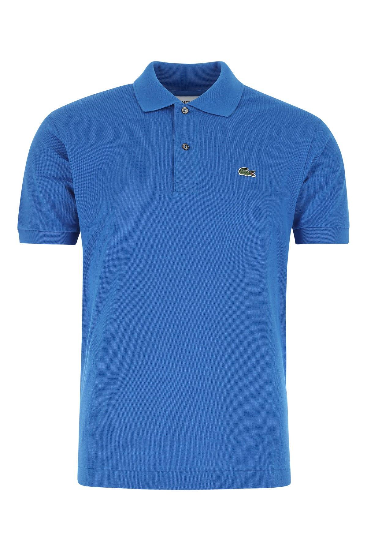 lacoste electric blue polo