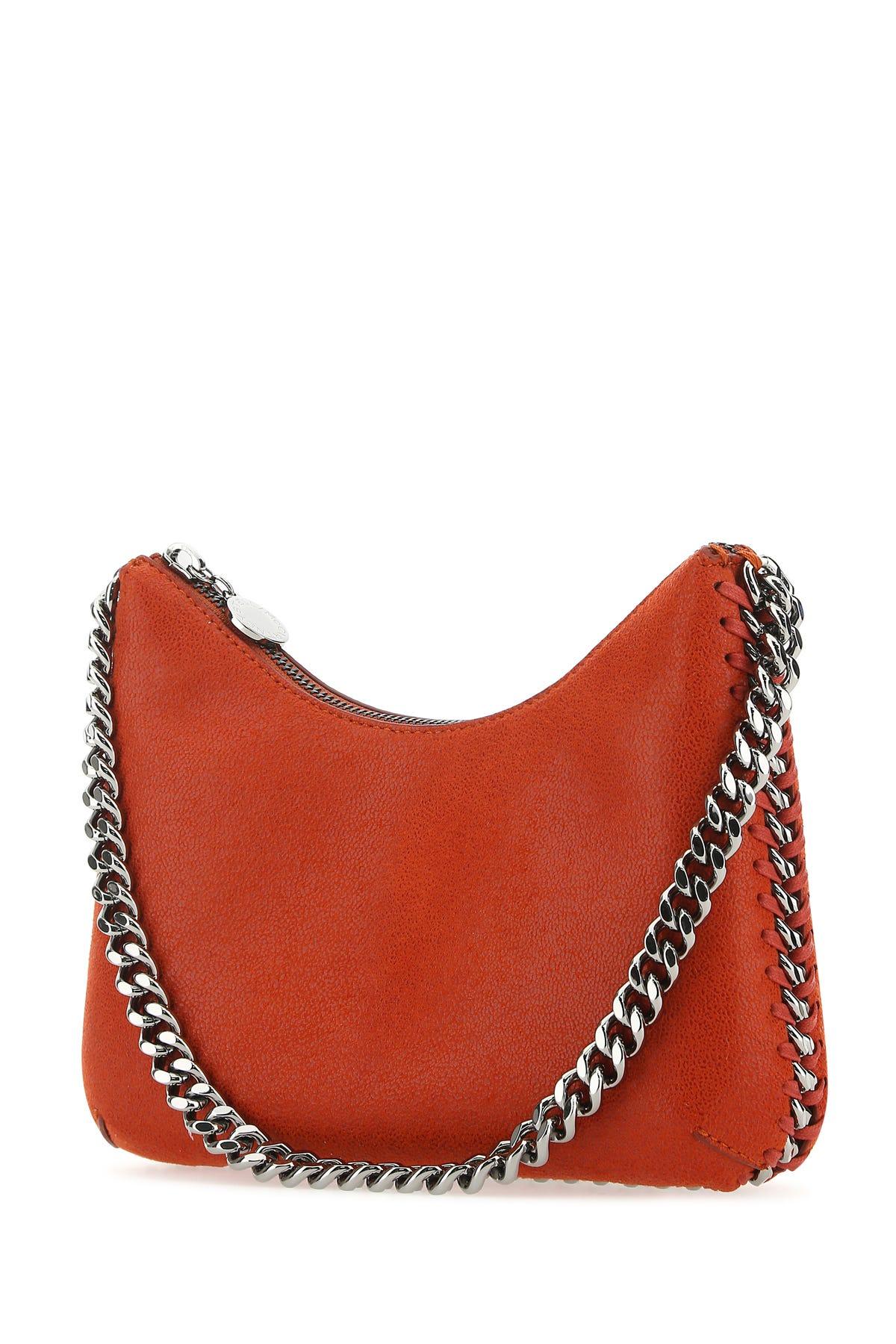 Stella McCartney shaggy Deer Mini Falabella Shoulder Bag in Red | Lyst