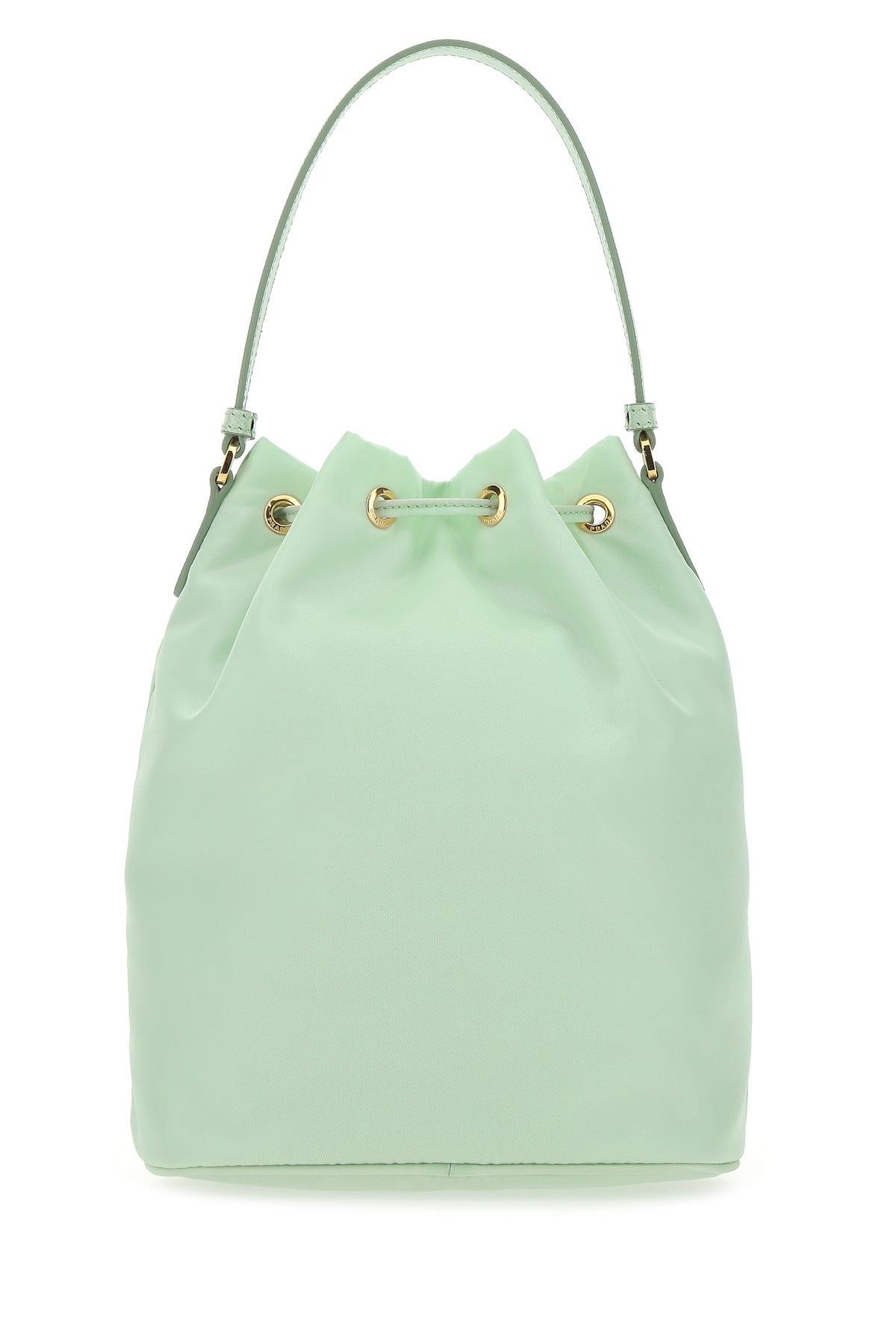 Prada Pastel Green Re nylon Bucket Bag Lyst