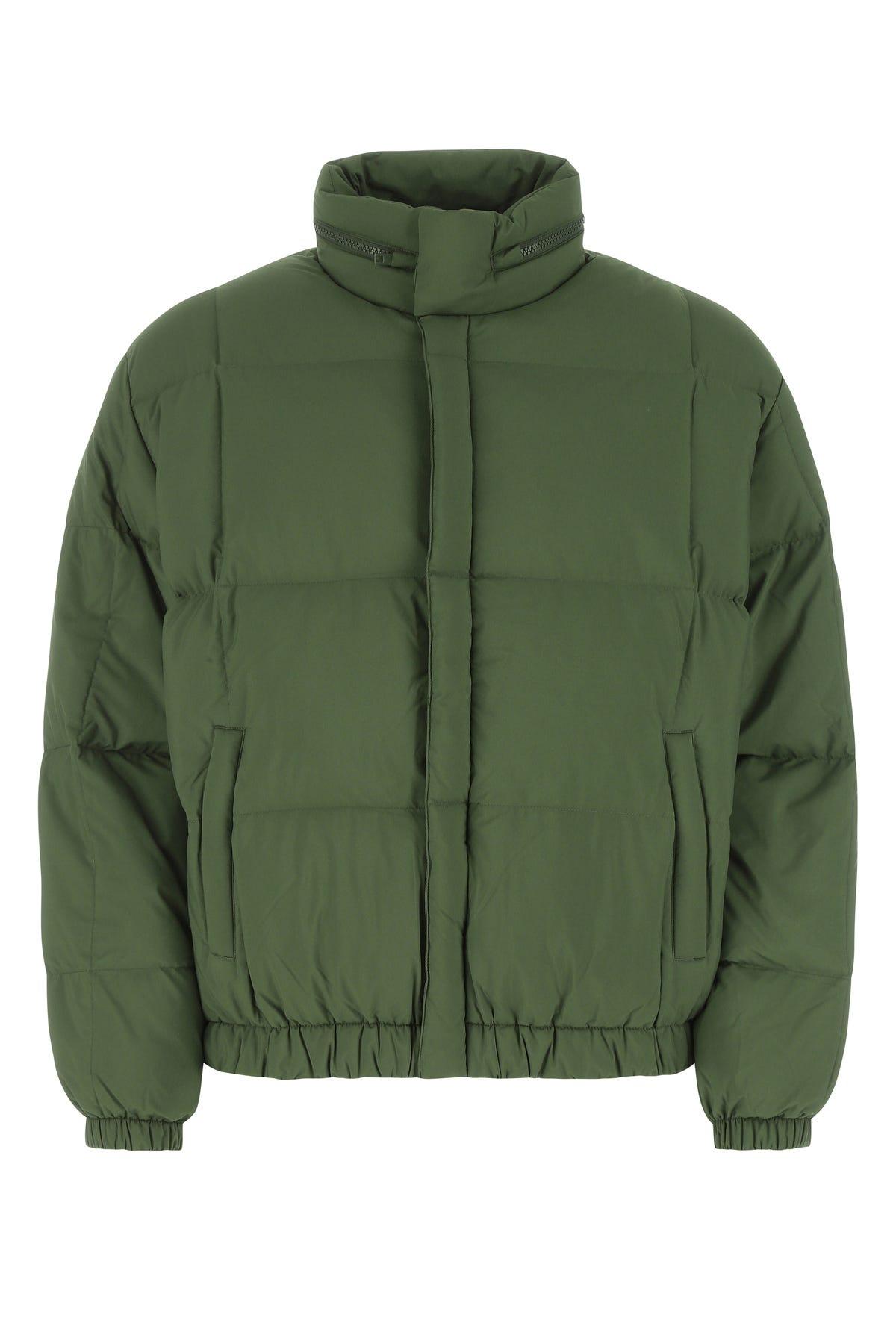 KENZO Synthetic Military Green Polyester Down Jacket for Men Lyst
