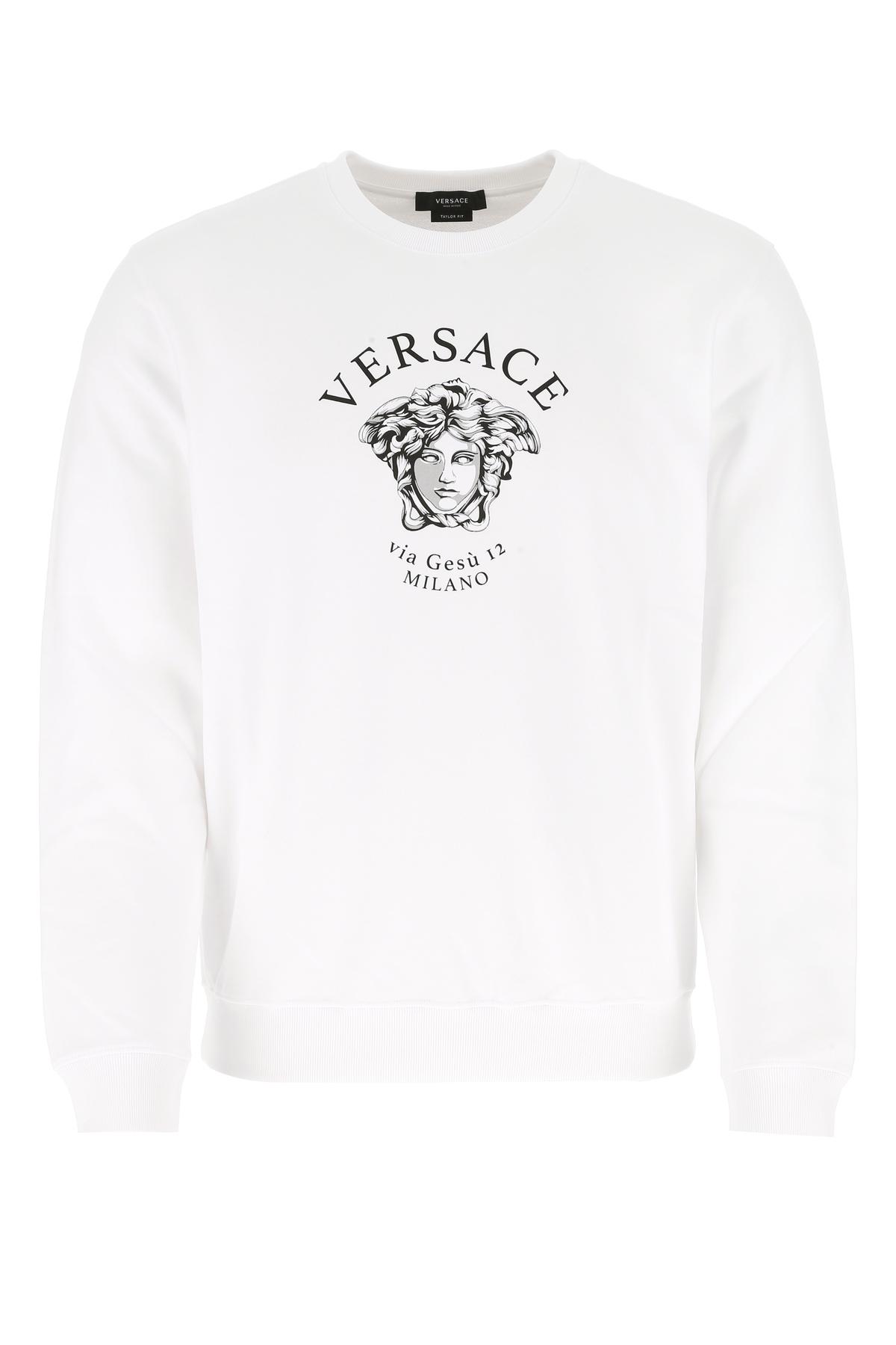 versace white sweatshirt