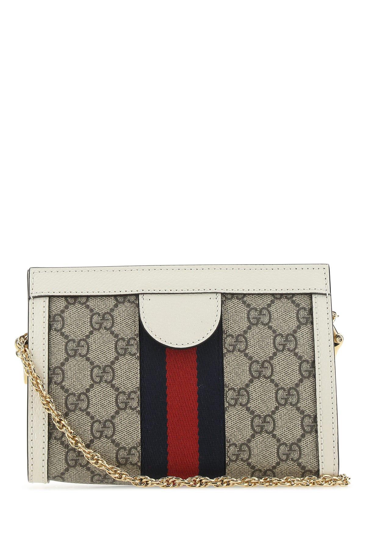 Gucci Leather GG Supreme Fabric Ophidia 