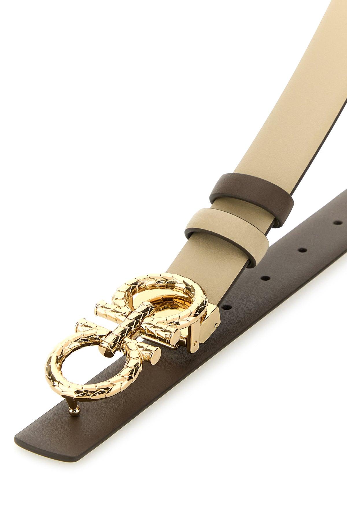 ベルト SALVATORE FERRAGAMO SAND LEATHER REVERSIBLE BELT Ferragamo Sand Leather Reversible Belt Salvatore Ferragamo