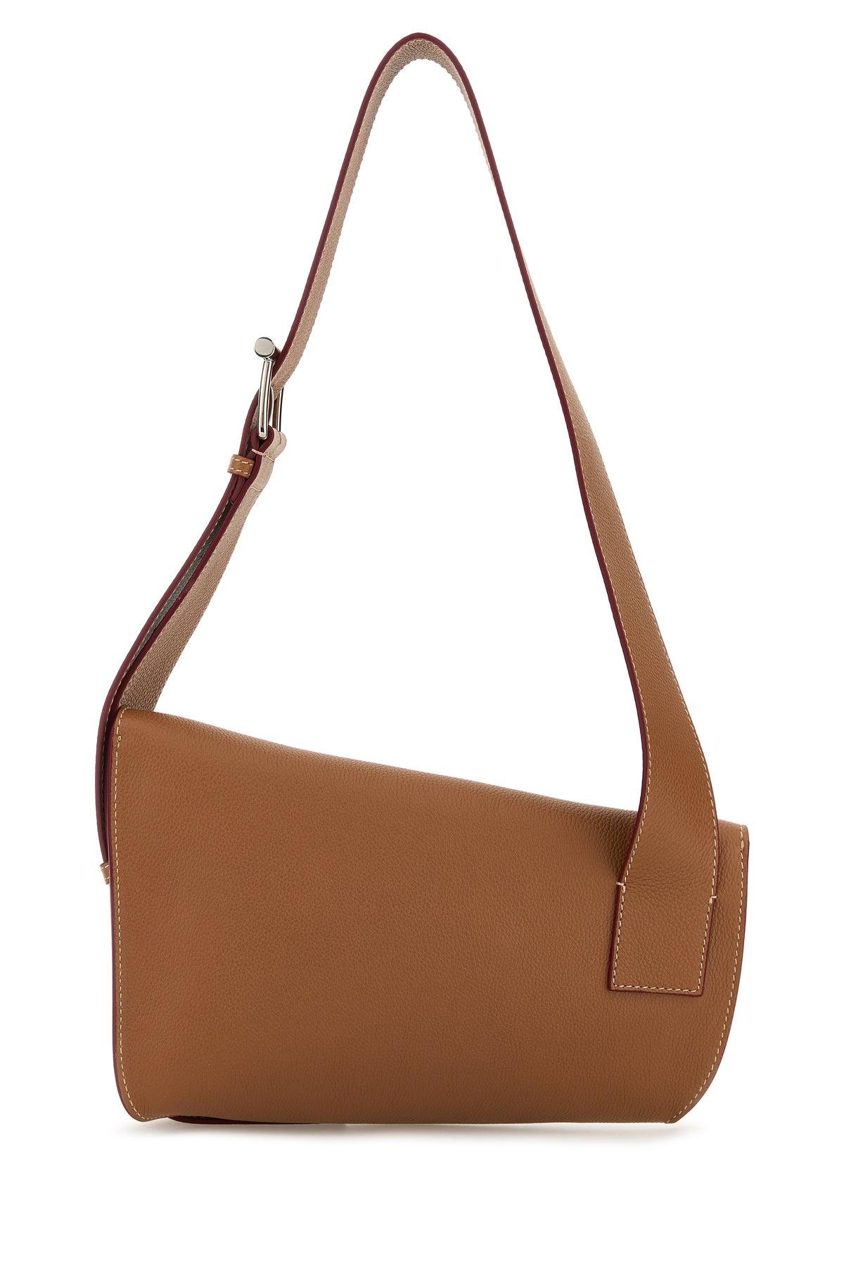 ALEXANDER MCQUEEN CARAMEL LARGE SLING T-BAR CROSSBODY BAG ALEXANDER MCQUEEN CARAMEL LARGE SLING T-BAR CROSSBODY BAG