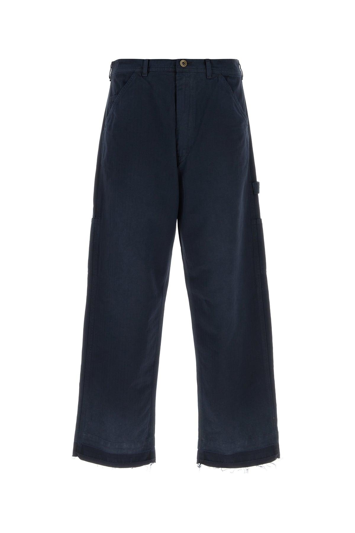 パンツ Maison Margiela Midnight blue mohair blend pant Maison Margiela Midnight Blue Mohair Blend Pant – LOZURI®