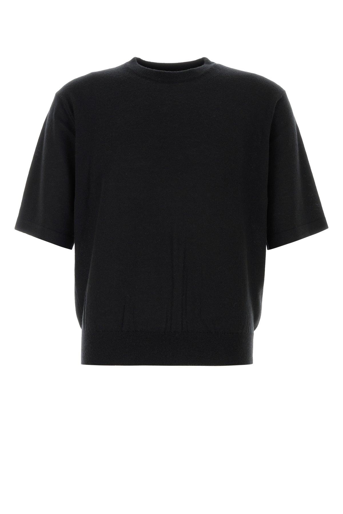 マ*コ様 GWセール　AURALEE コットンニット Tシャツ ブラック AURALEE（オーラリー）Tシャツ・カットソー 黒 サイズ:1(M位