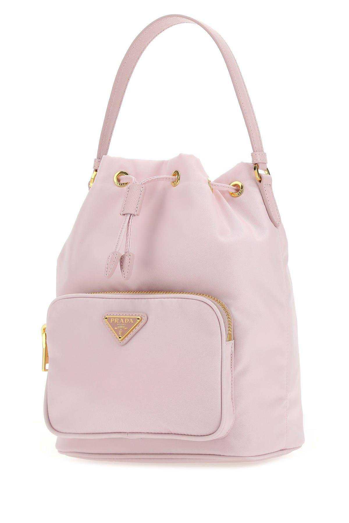 prada bucket bag pink