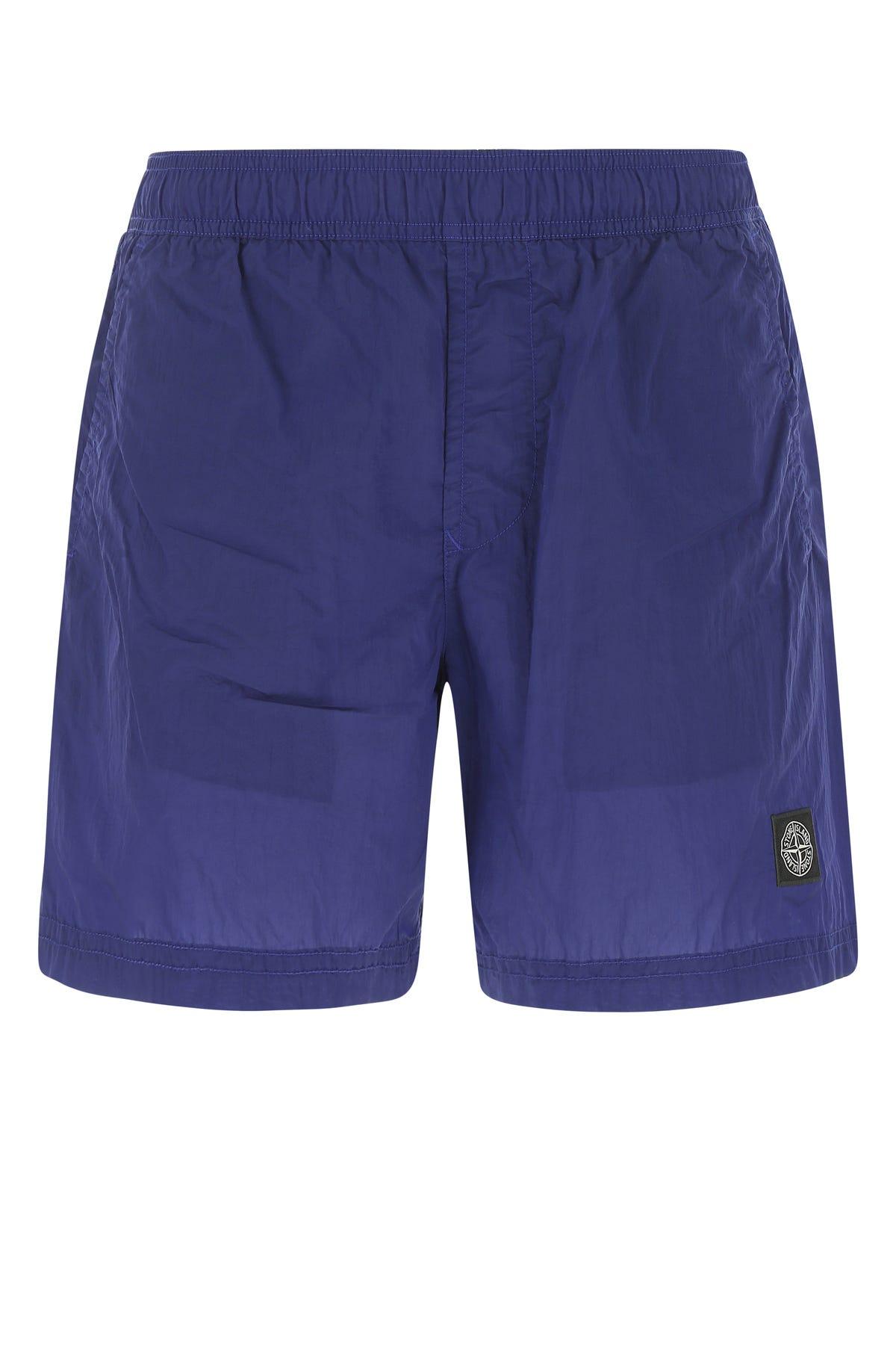 bom Beangstigend Keel Stone Island Nylon Swimming Shorts in Blue for Men | Lyst