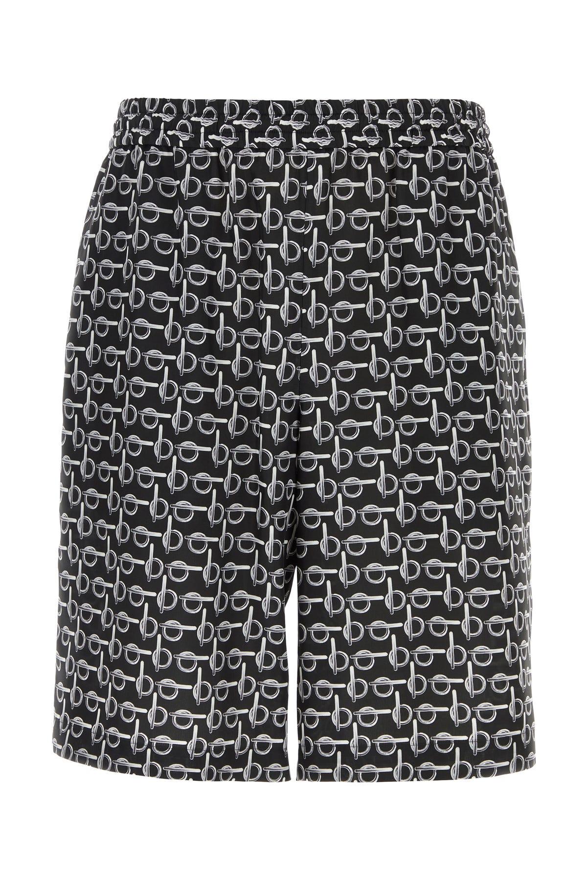 Men's Black Mulberry Silk Boxer Shorts with button fly main image 1