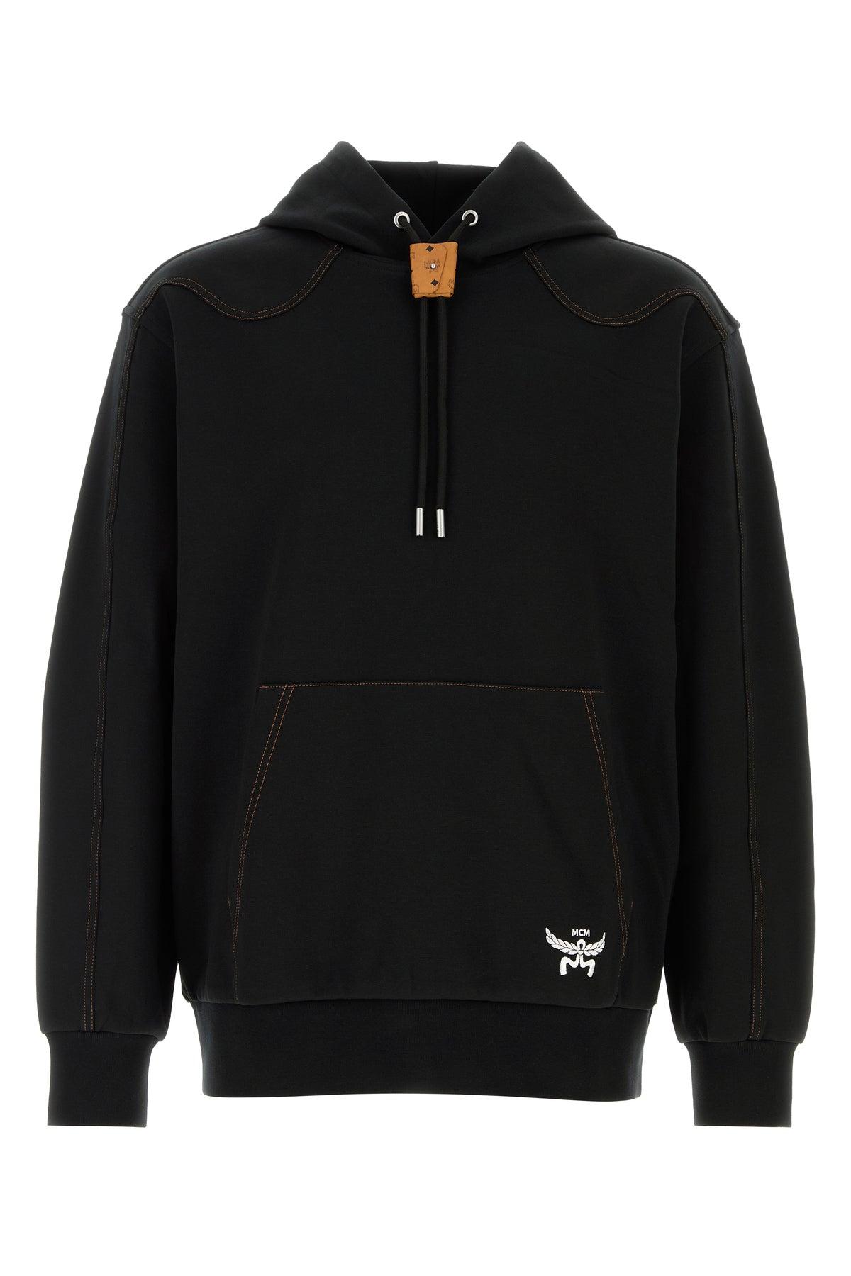 パーカー・フーディ MCM Black stretch polyester blend sweatshirt MCM Activewear for Men | Online Sale up to 70% off | Lyst