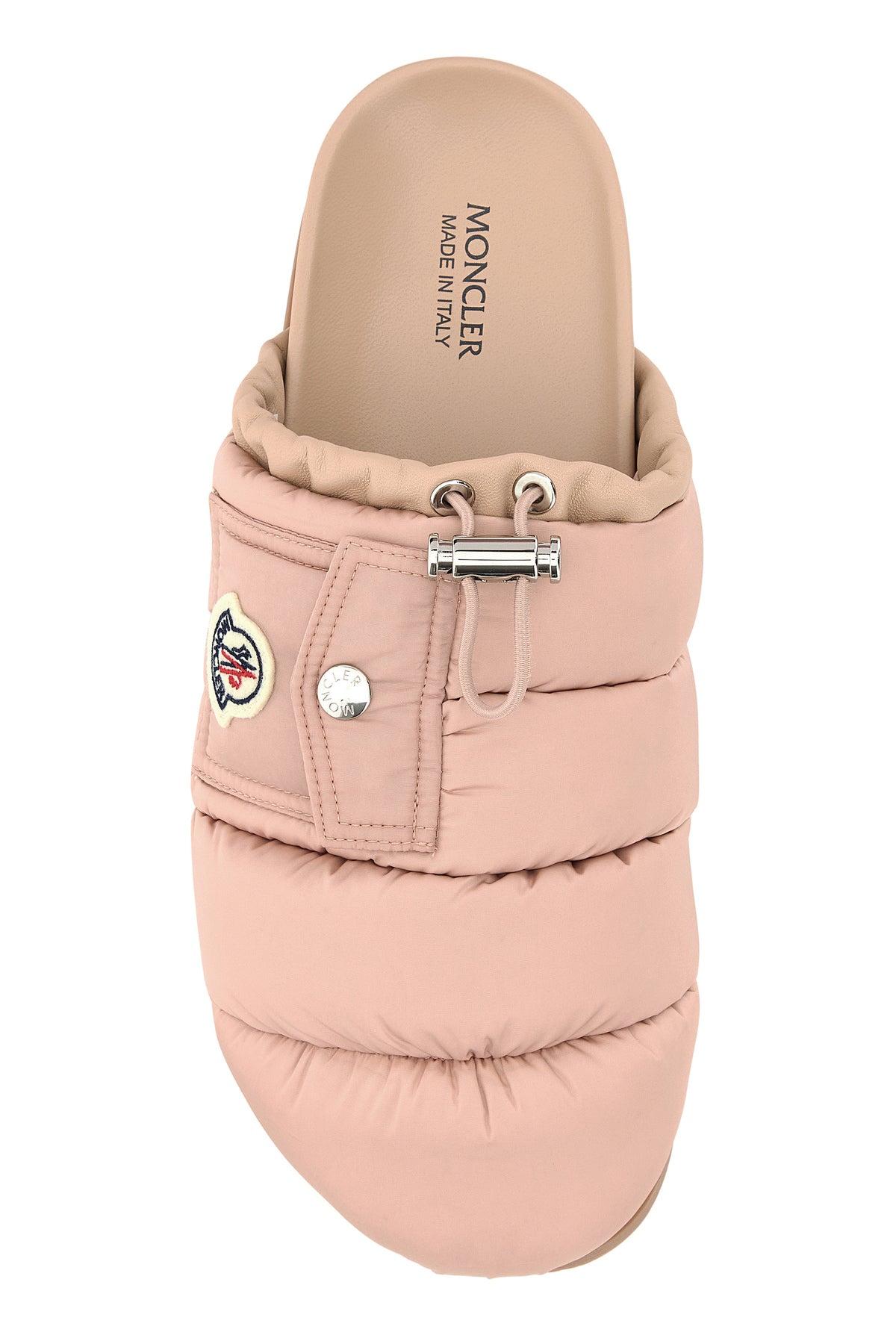 サンダル・ミュール Moncler Pink Fabric Mon Pocket Slippers 28552863_57886940_600.jpg