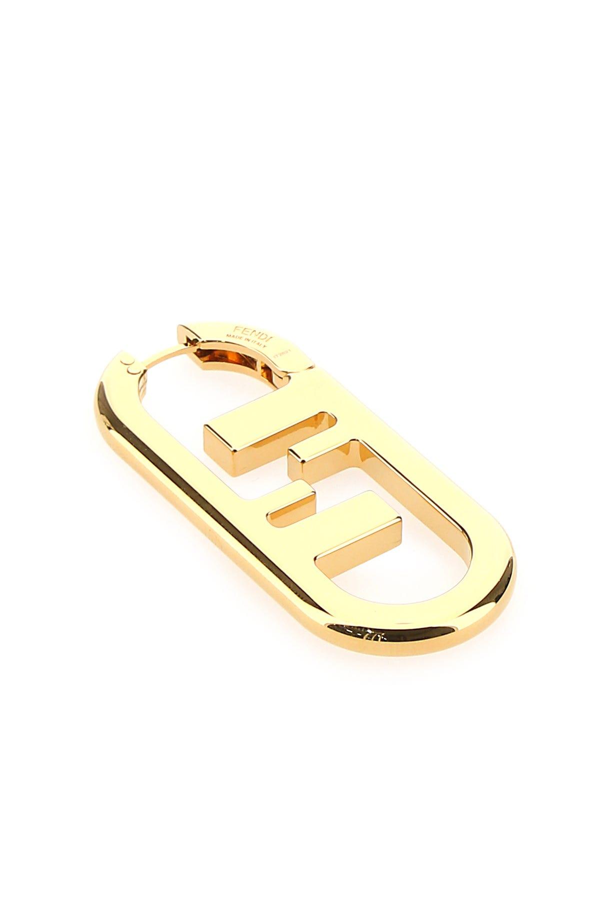 Fendi Metal O'clock Earring in Gold (Metallic) | Lyst
