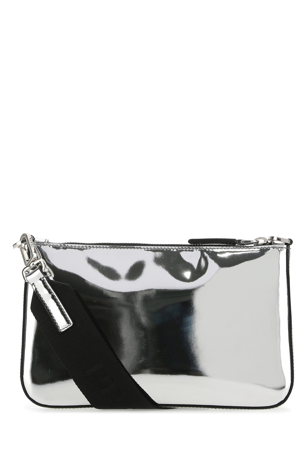 Prada Leather Crossbody Bag in Silver (Metallic) for Men | Lyst