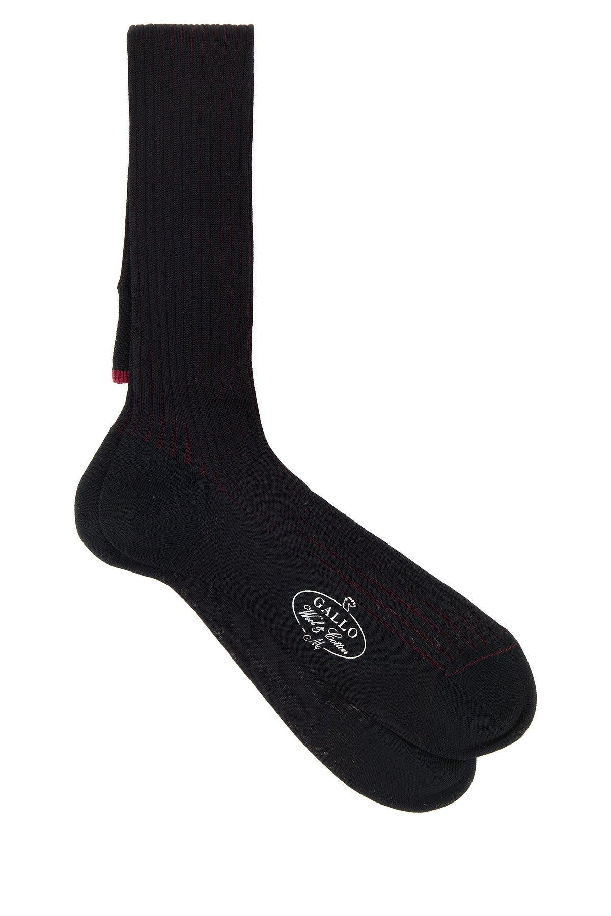 Chaussettes Homme Gallo - Rayures Bleues - 81% Coton, 17% Polyamide, 2% élasthanne - Modèle AP103349